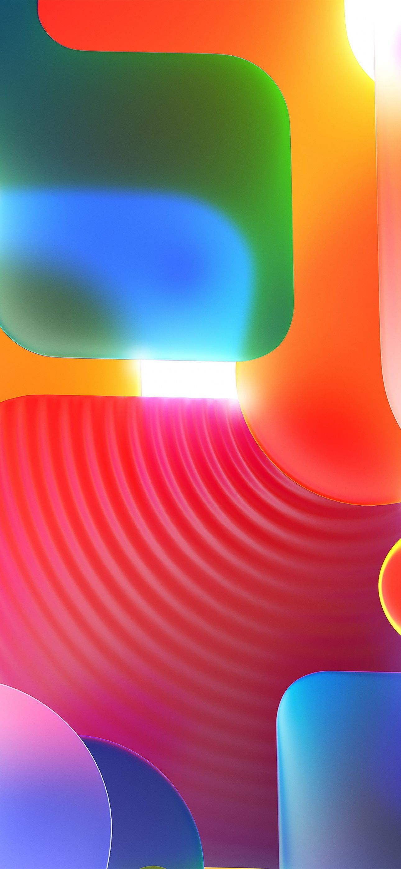 Wallpaper 1080x2340 abstract colorful shapes background for your iPhone X from Reddit - Colorful, candy, 3D