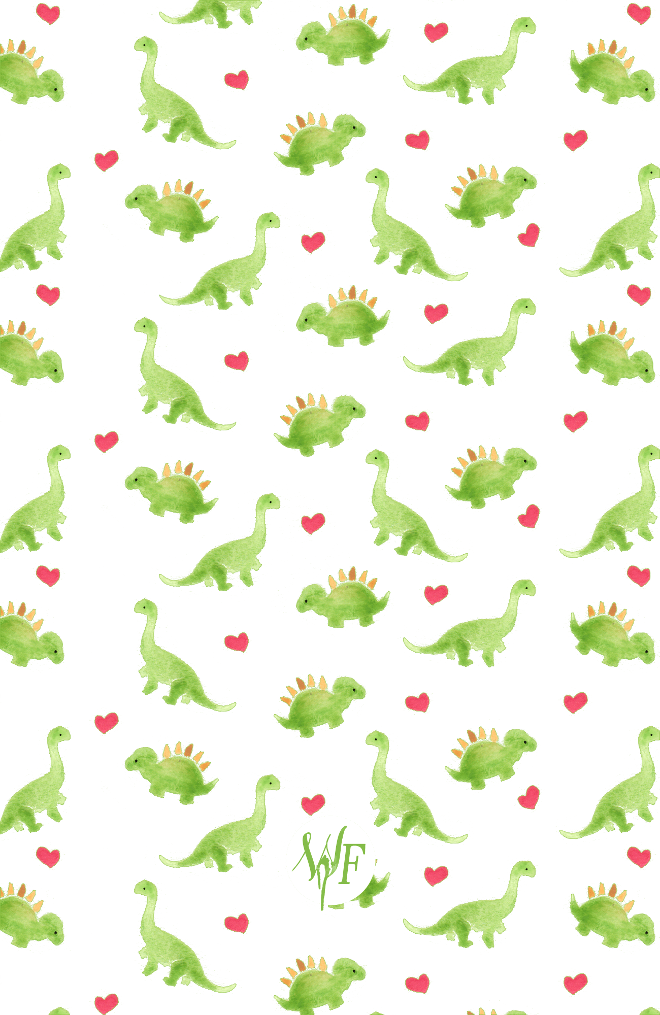 Cute Dinosaur Aesthetic Wallpaper