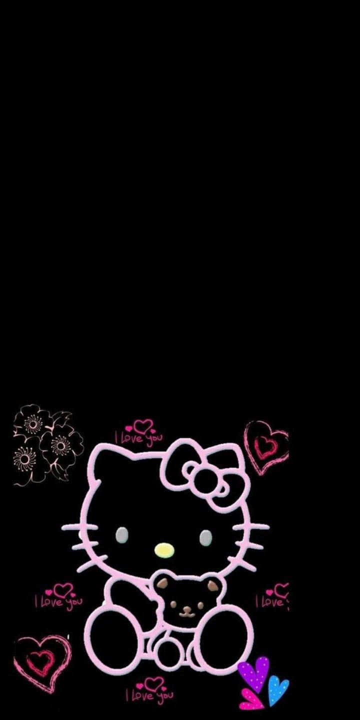 Hello Kitty Wallpaper For iPhone with image resolution 1080x1920 pixel. You can make this wallpaper for your iPhone 5, 6, 7, 8, X backgrounds, Mobile Screensaver, or iPad Lock Screen - Hello Kitty