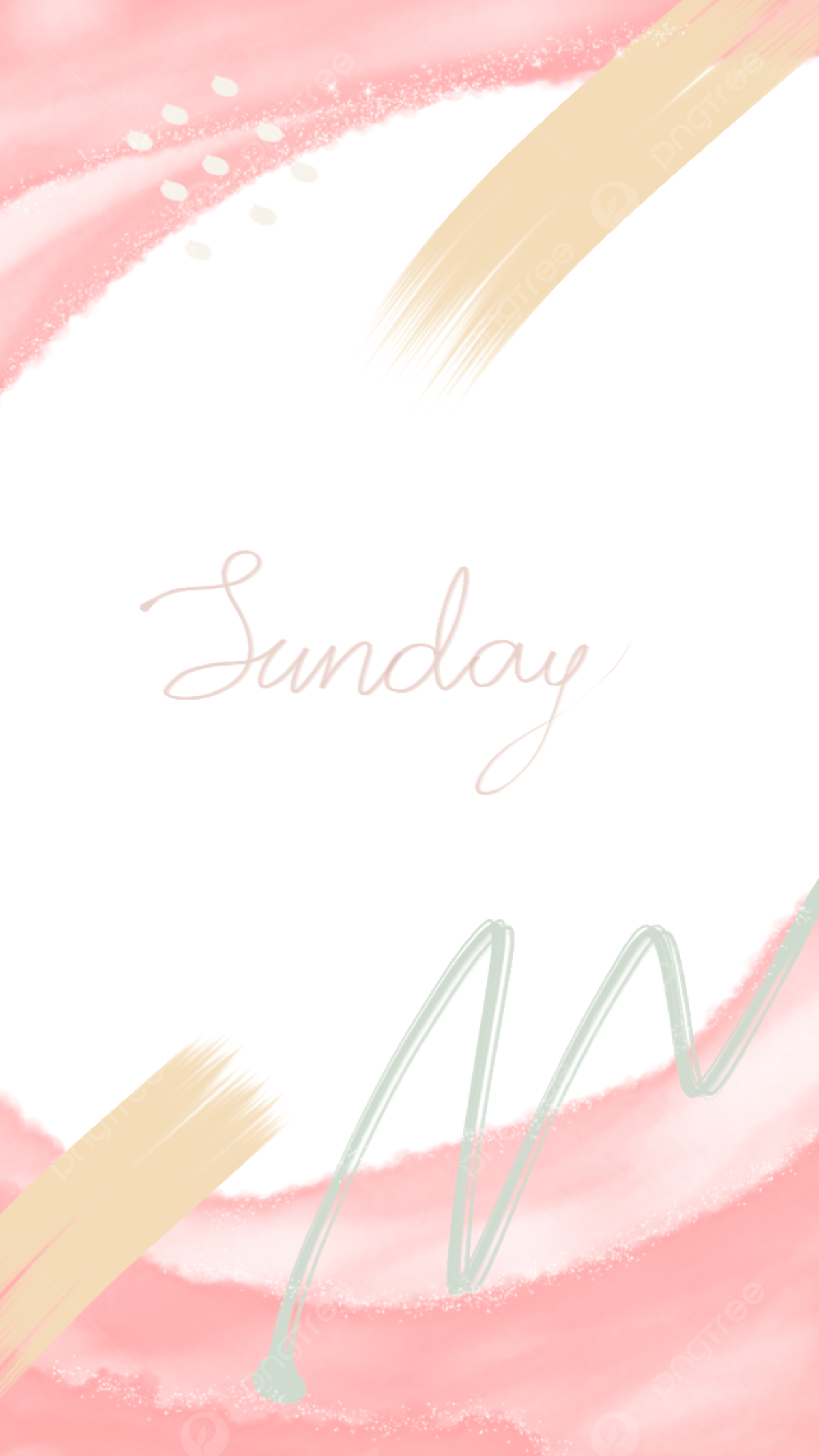A pink and white background with the word sunday - Colorful, beautiful