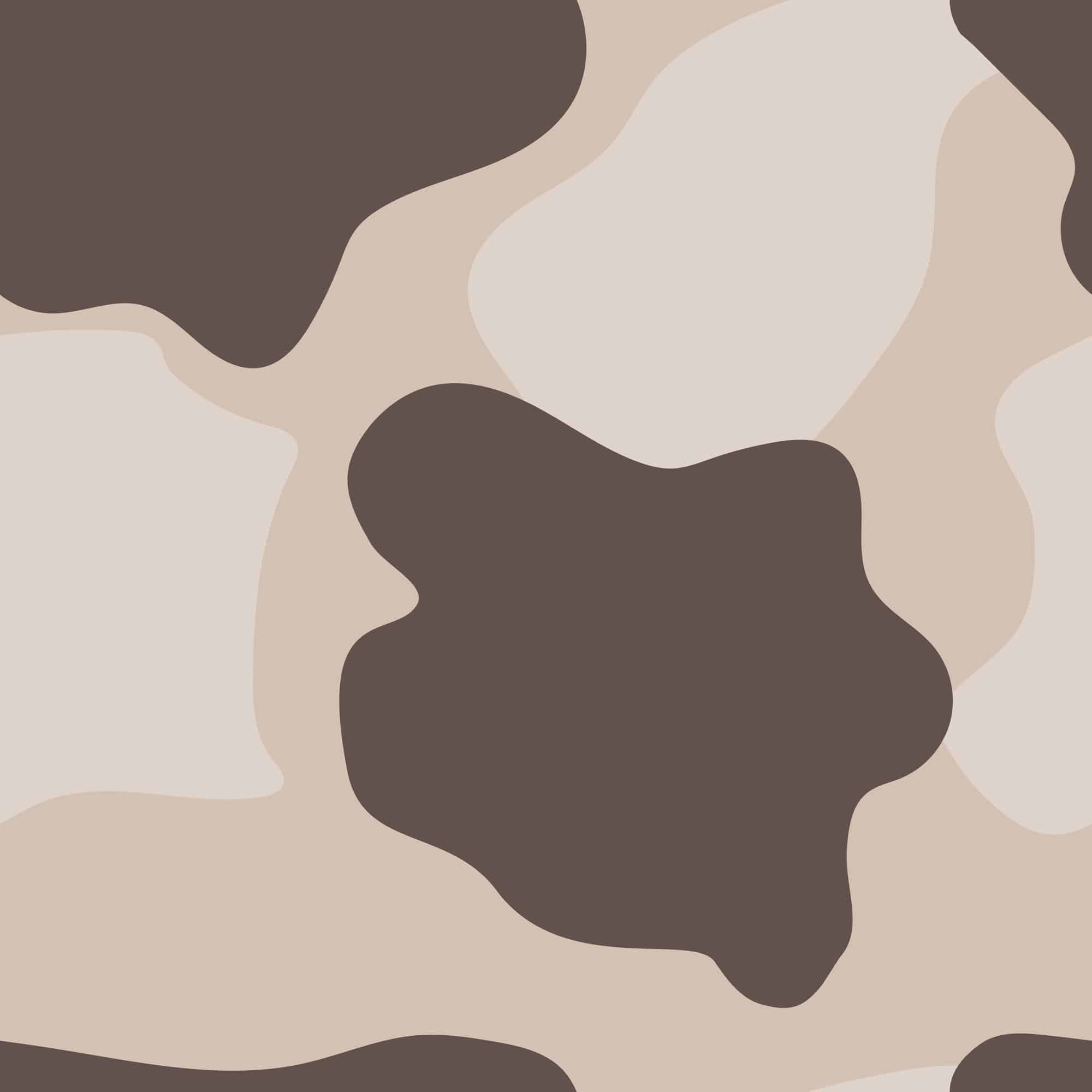 A brown and tan camo pattern - Cow