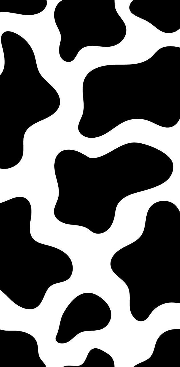 A black and white cow pattern - Cow