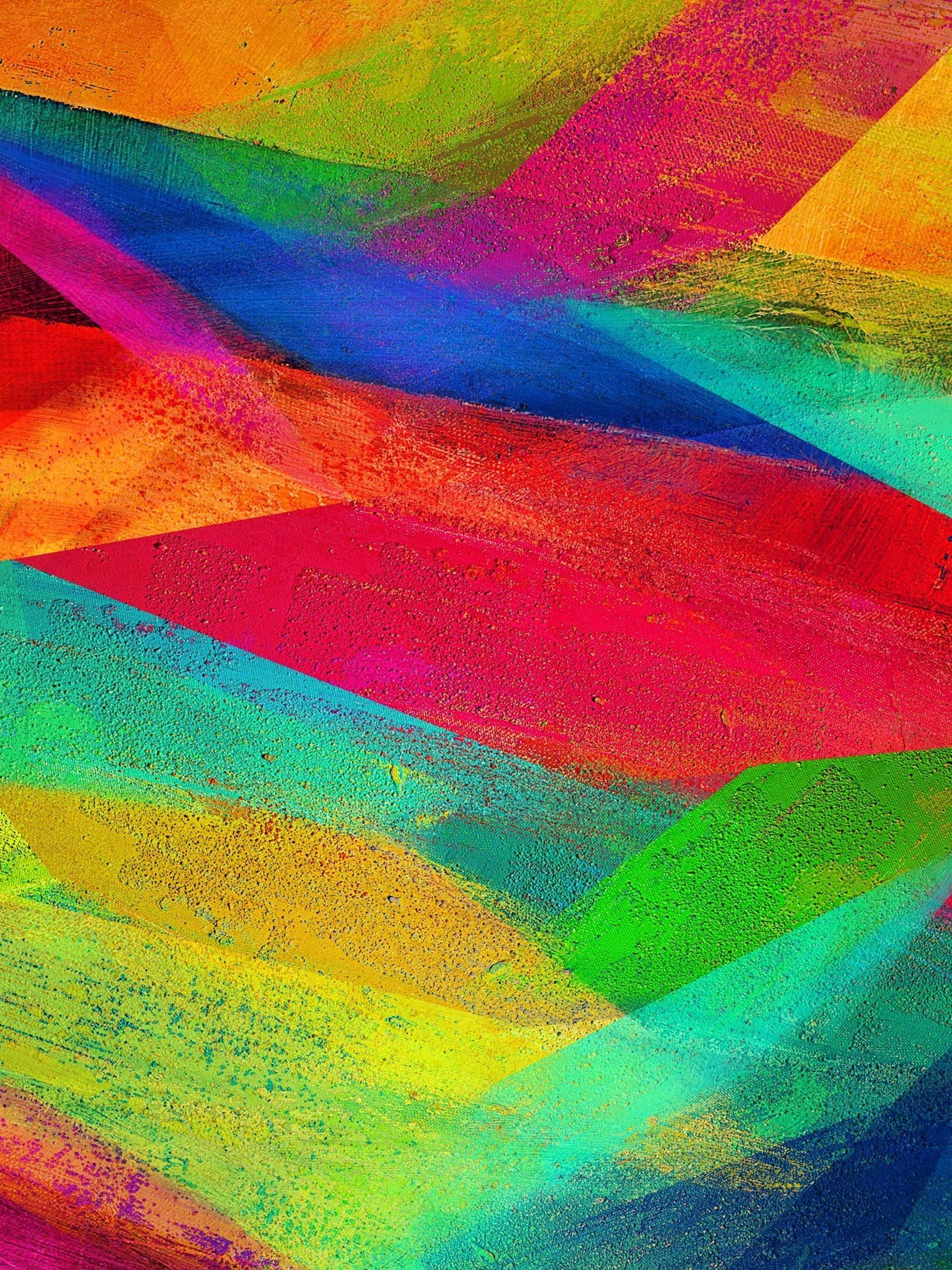 IPhone wallpaper with abstract colorful background - Colorful
