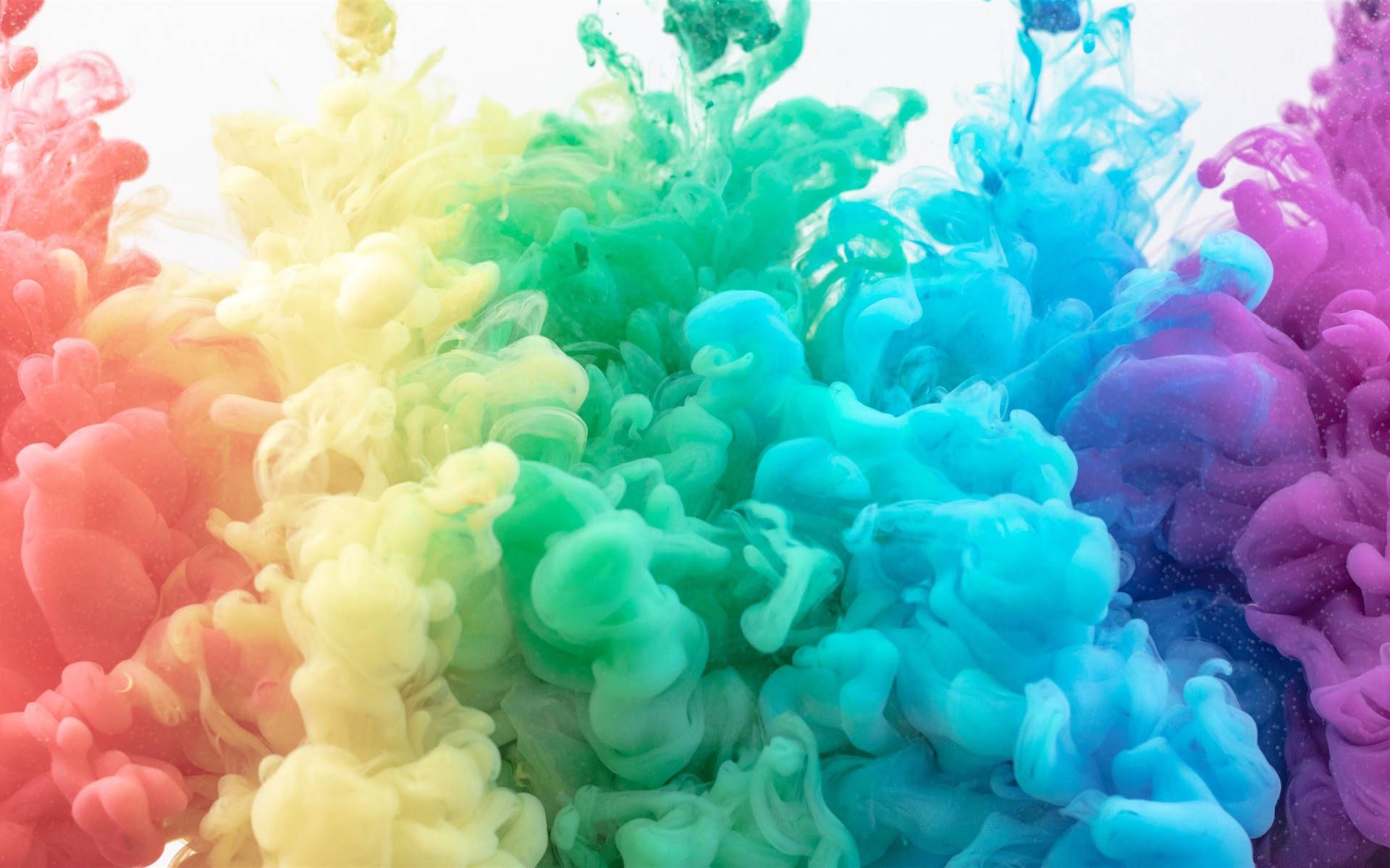 Download Rainbow Aesthetic Smoke Wallpaper