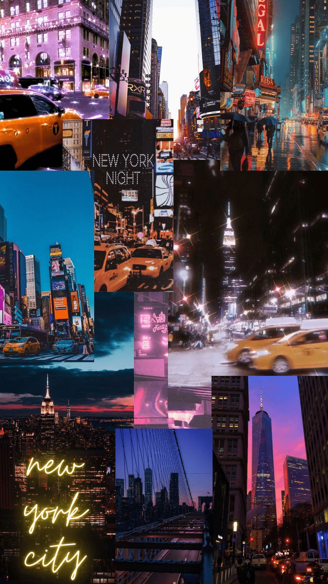 A collage of pictures from new york city - New York