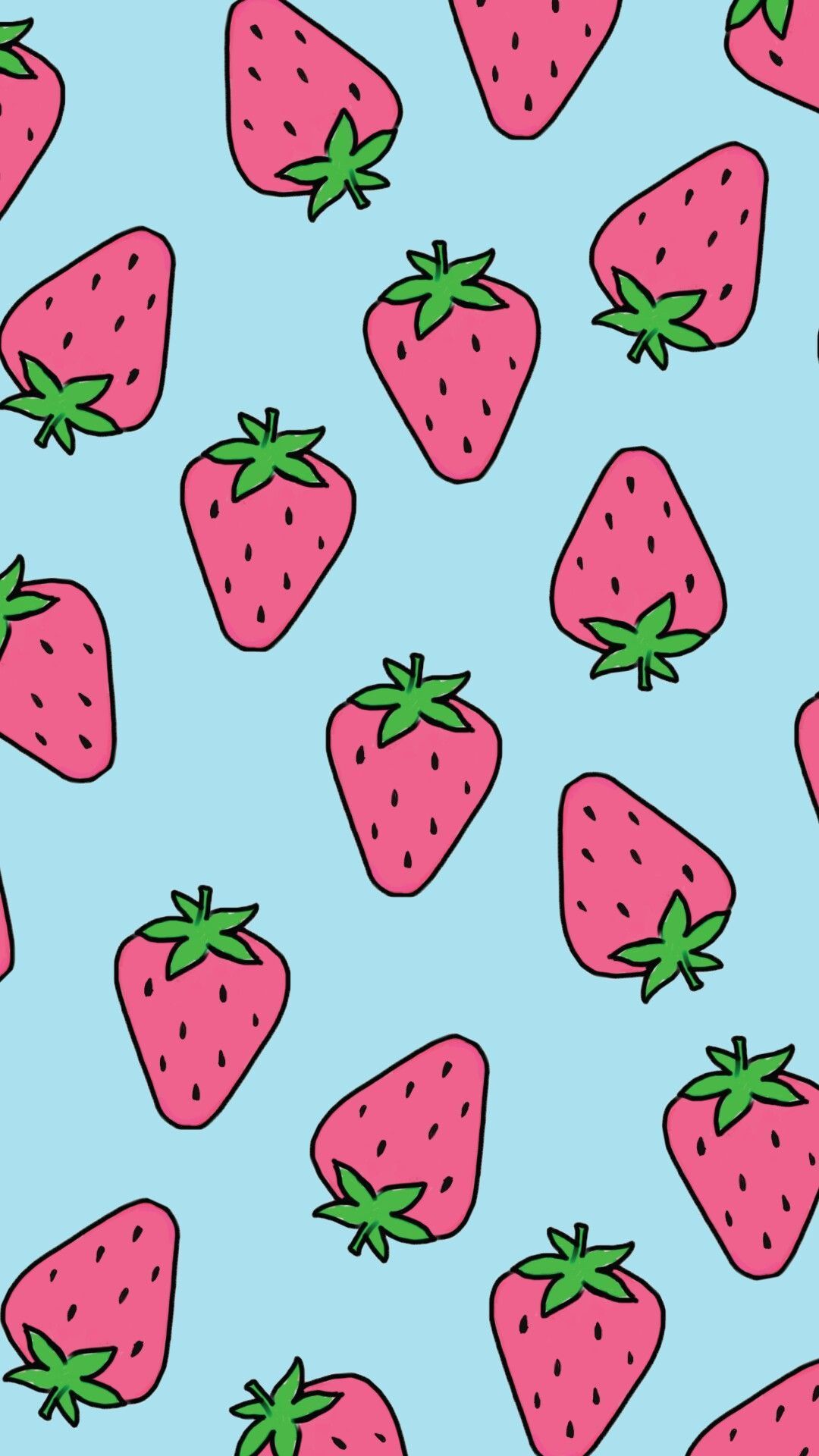 Cute Strawberry iPhone Wallpaper Free Cute Strawberry iPhone Background