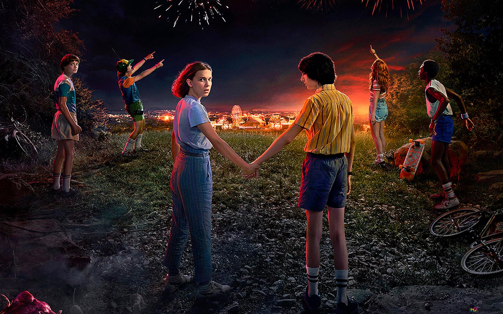 Stranger things leven and finn HD wallpaper download
