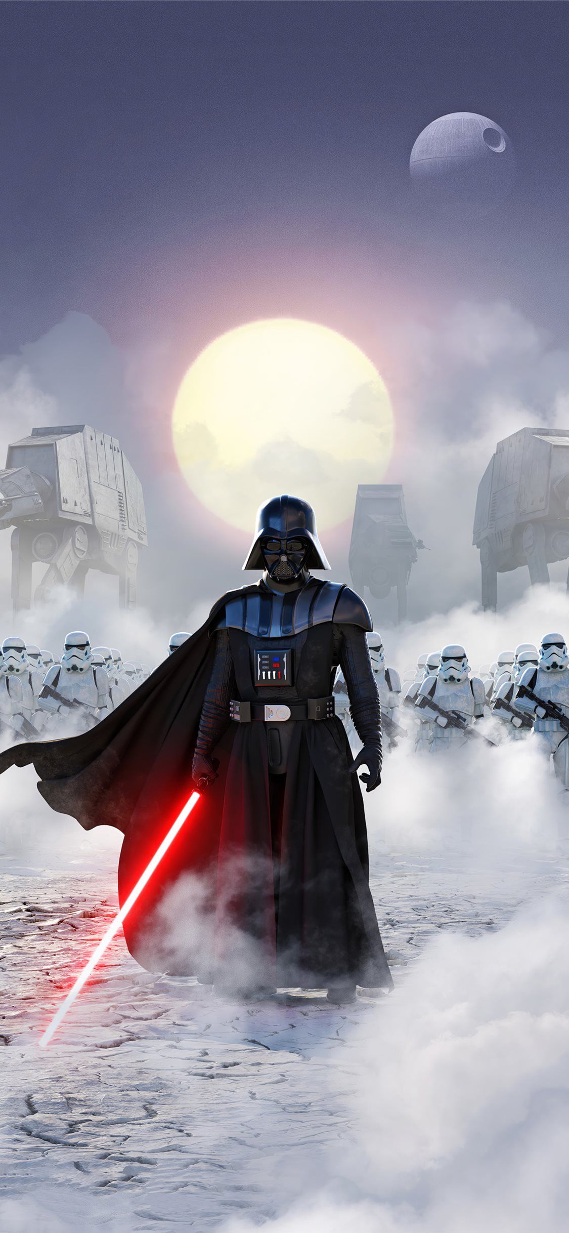 Darth Vader Star Wars wallpaper for iPhone with high-resolution 1080x1920 pixel. You can use this wallpaper for your iPhone 5, 6, 7, 8, X, XS, XR backgrounds, Mobile Screensaver, or iPad Lock Screen - Star Wars