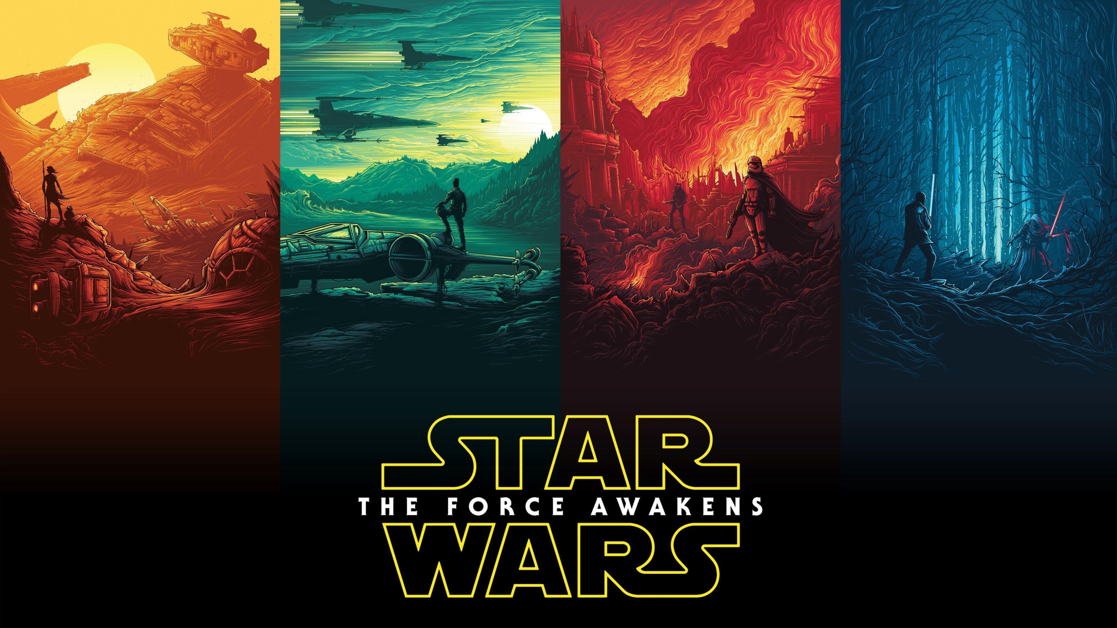 Star wars the force awakens poster - Star Wars