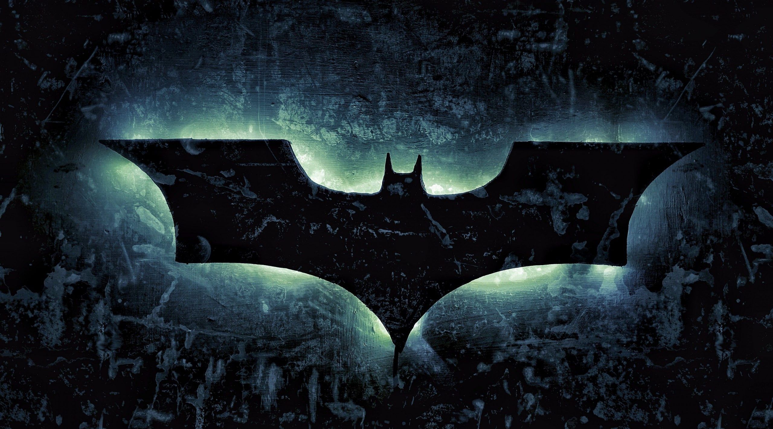 Batman symbol on a dark background - Batman