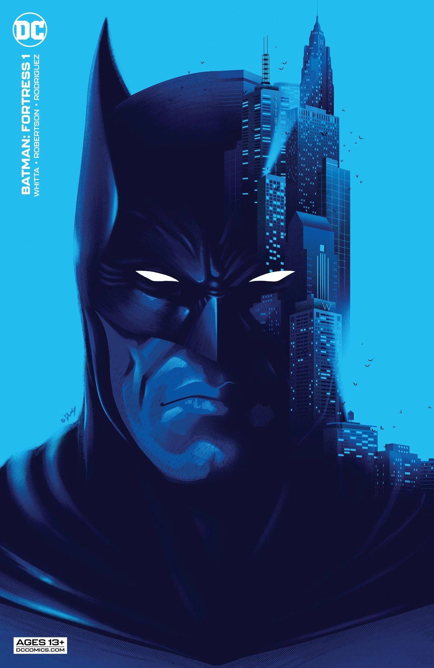 Batman: The Dark Knight Returns 35th anniversary variant cover by Jim Lee - Batman