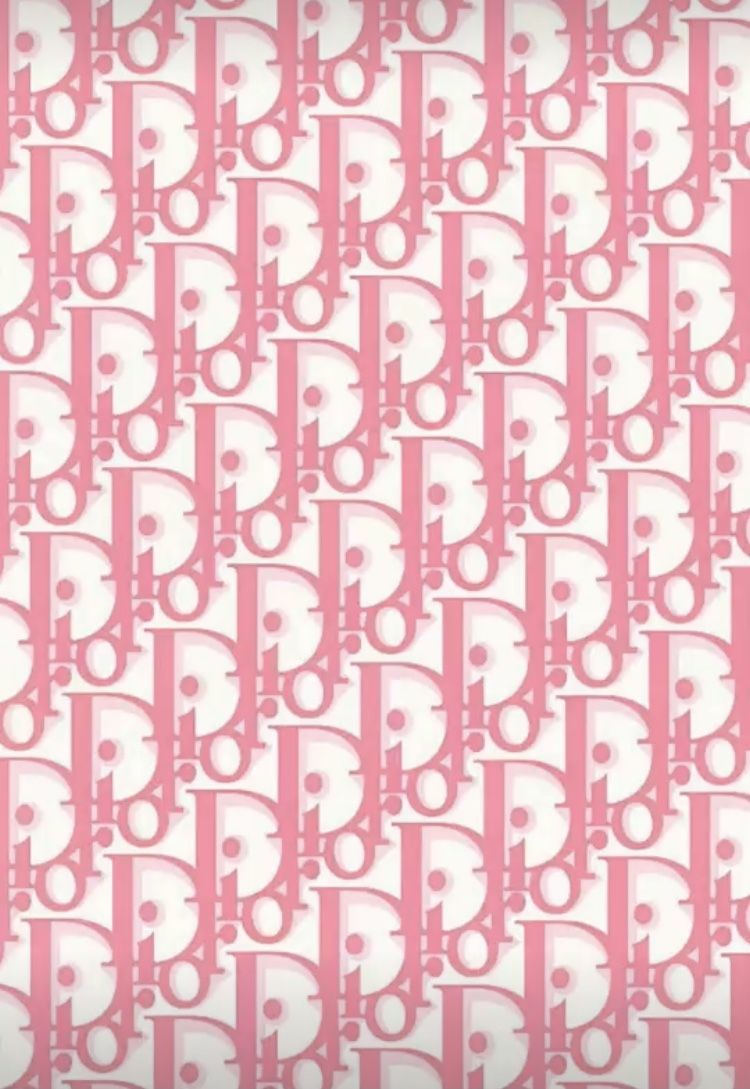 A pink and white Dior wallpaper - Dior