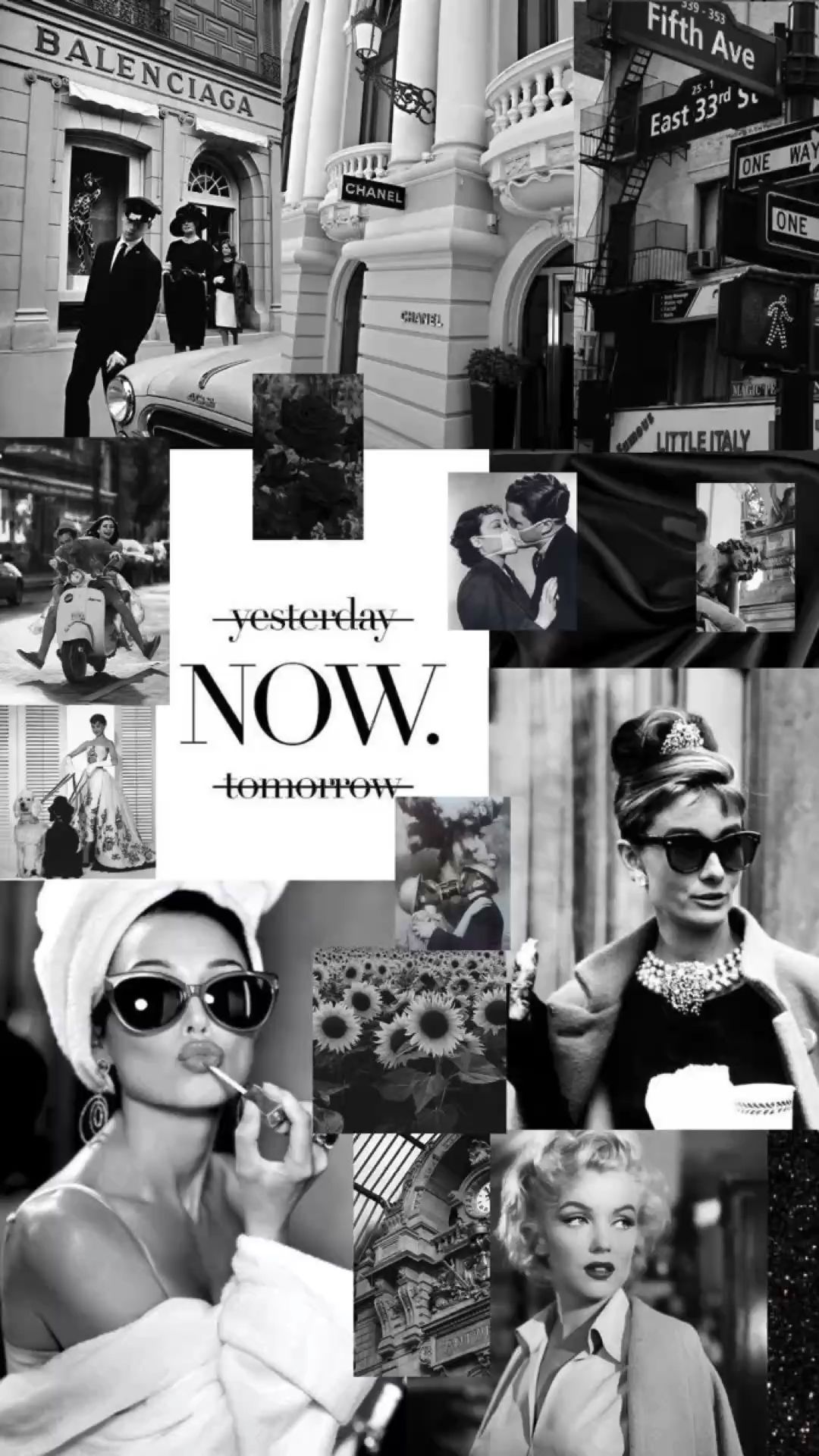 A collage of pictures with the words now - Fashion