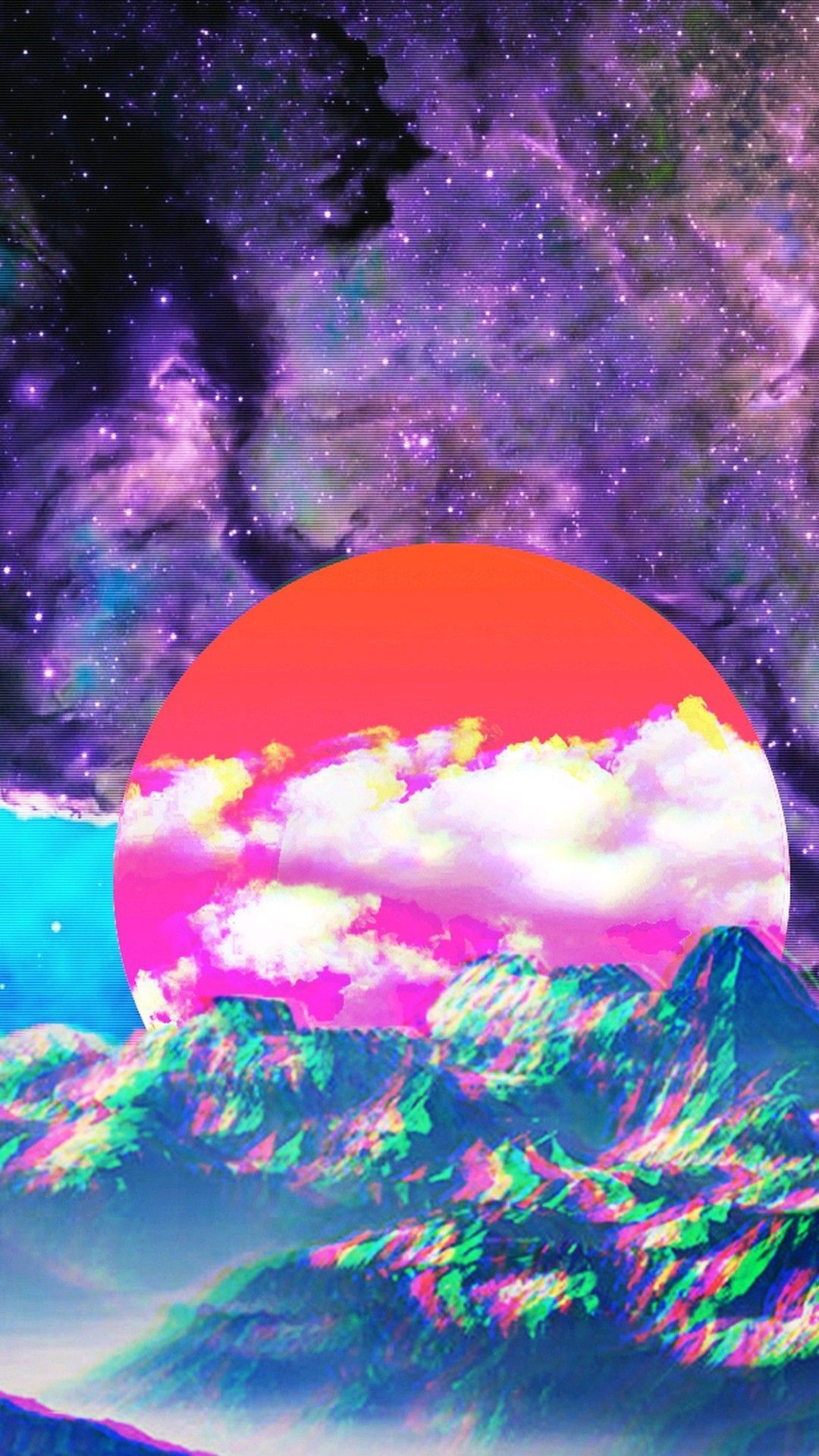 Aesthetic wallpaper for phone with high-resolution 1080x1920 pixel. You can use this wallpaper for your iPhone 5, 6, 7, 8, X, XS, XR backgrounds, Mobile Screensaver, or iPad Lock Screen - Vaporwave, space