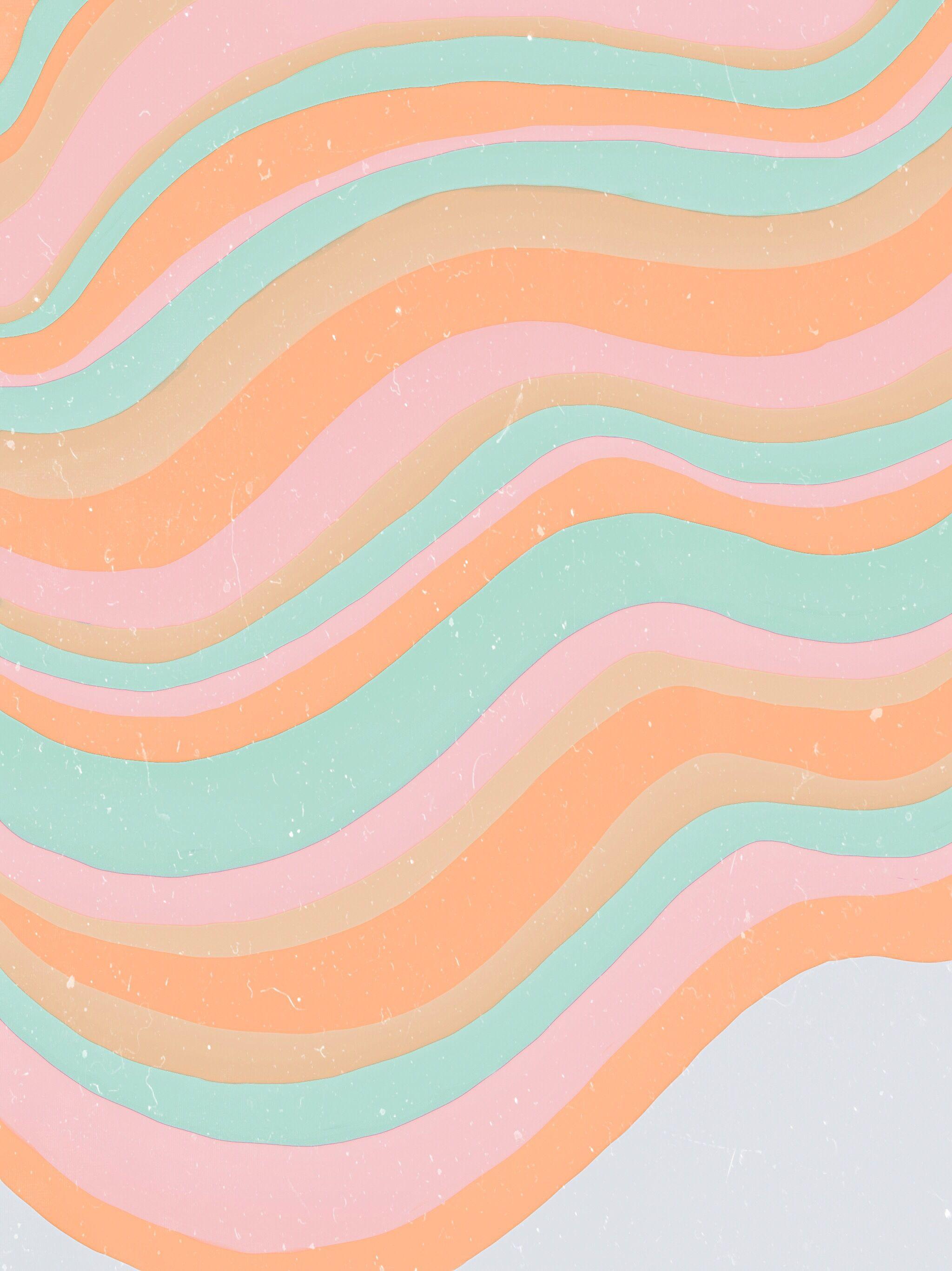A colorful abstract image of waves - Colorful, VSCO
