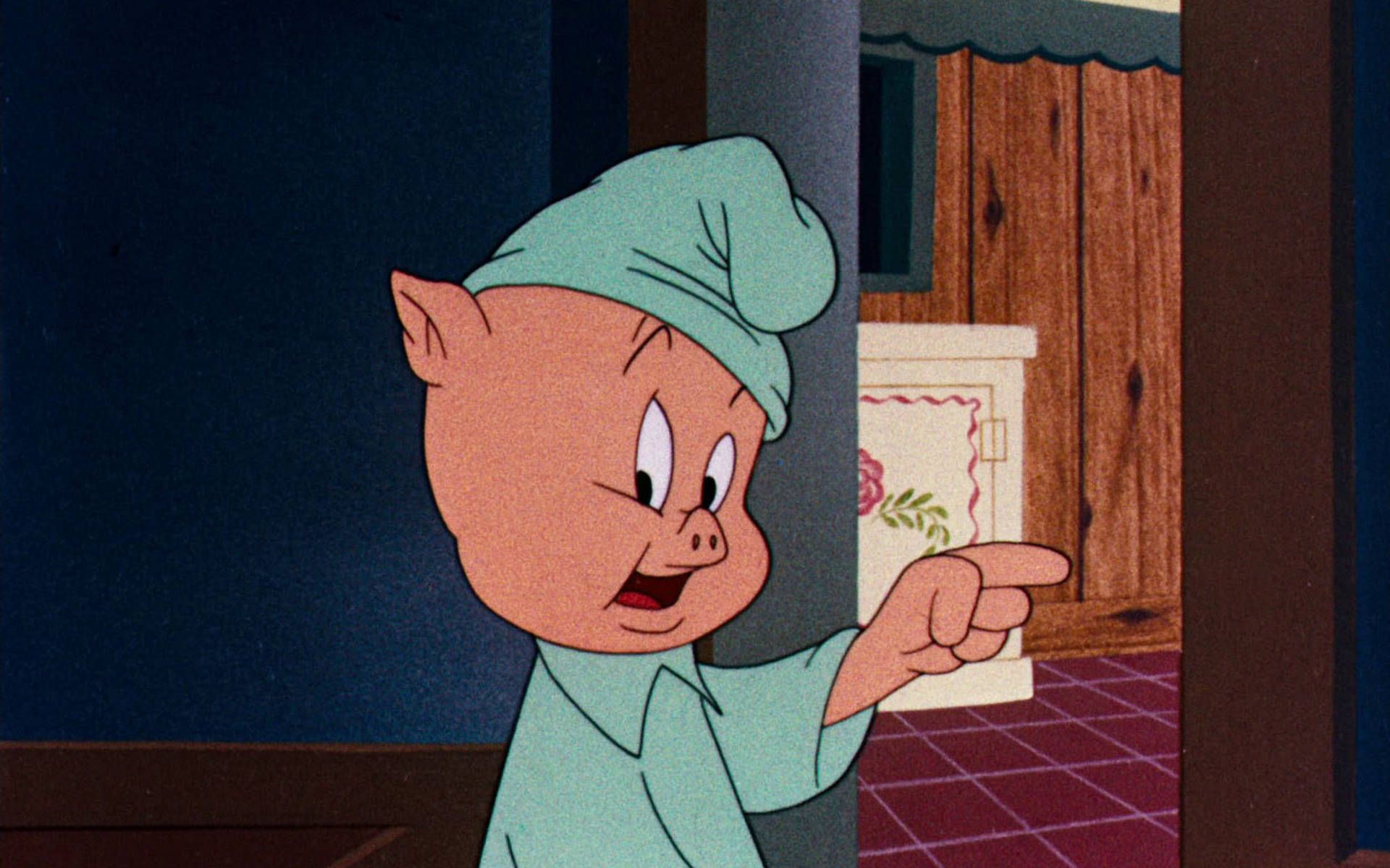Download Porky Pig Retro Cartoon Show Wallpaper