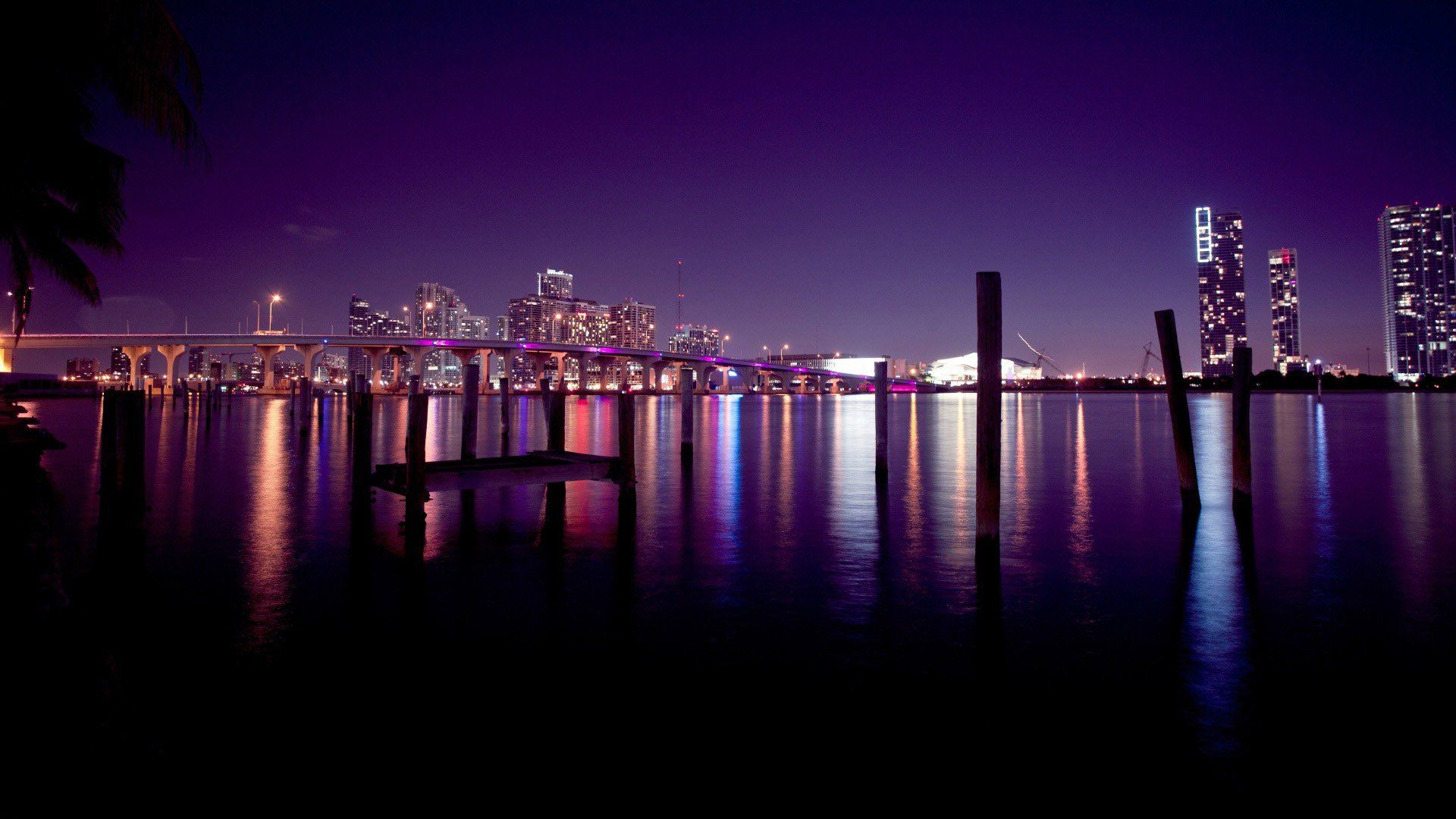 Night city wallpaper 1920x1080 - 1920 x 1080 wallpaper - High Definition wallpaper - High Quality wallpaper - city wallpaper - night wallpaper - night city wallpaper - 1920 x 1080 wallpaper - Miami