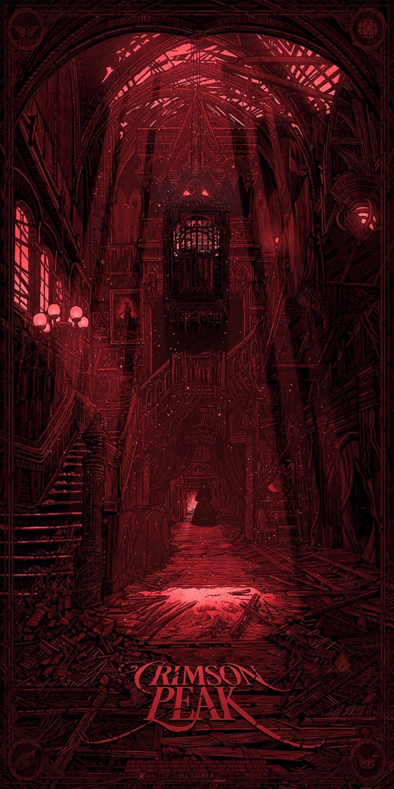 A dark and eerie looking poster - Crimson