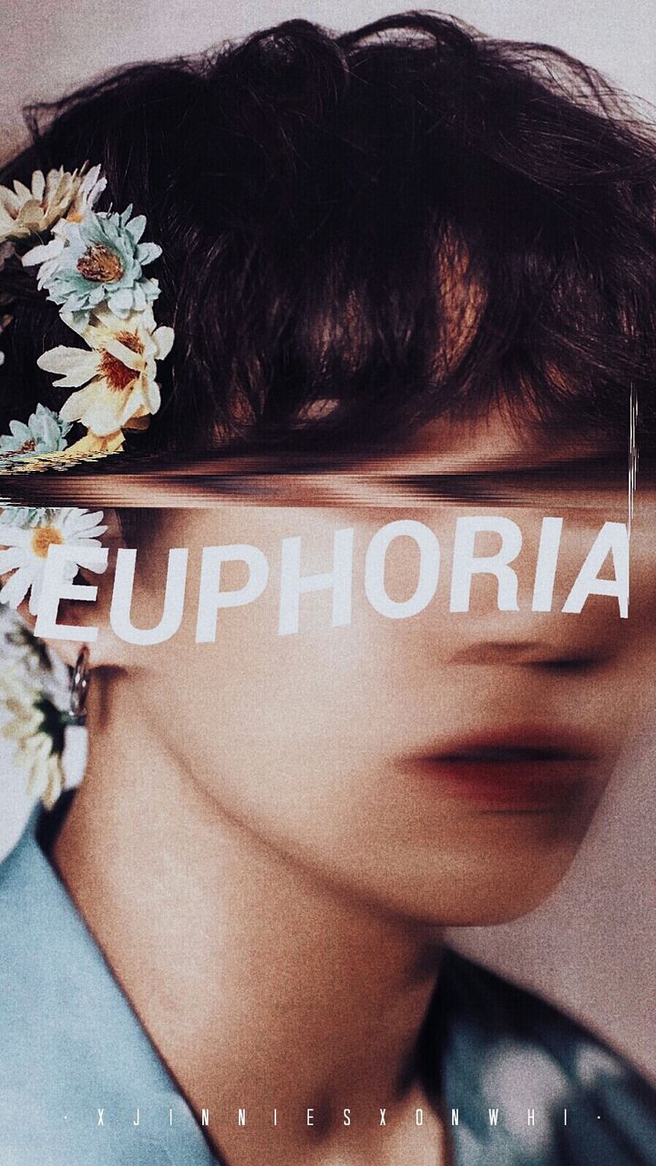This is the cover of the album Euphoria by TXT. - Blurry