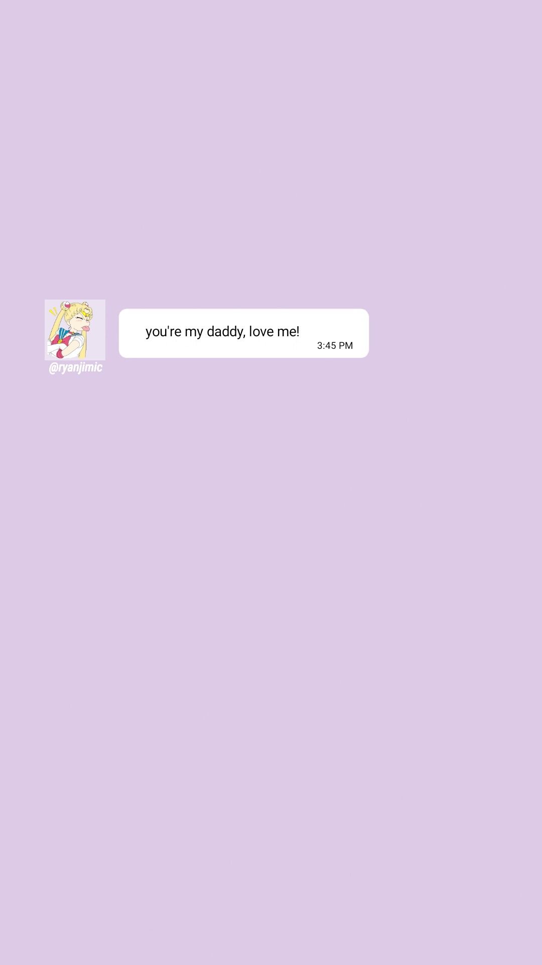 A purple background with a picture of a girl and a text that says 