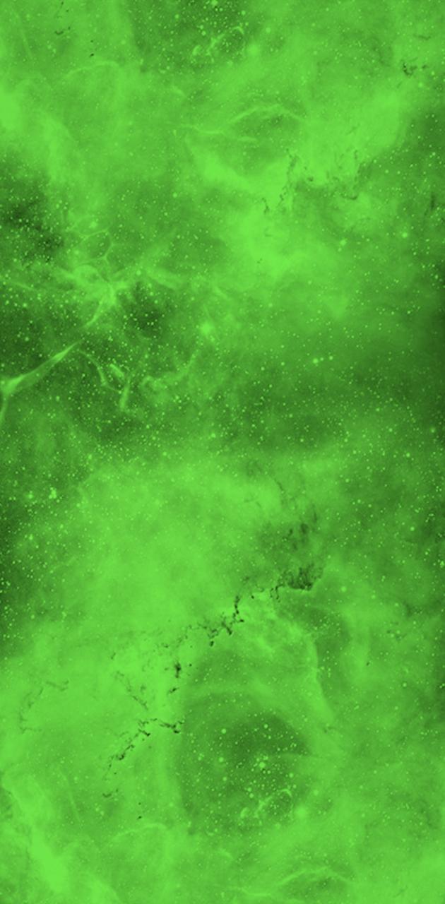 A green and white background with some black spots - Green