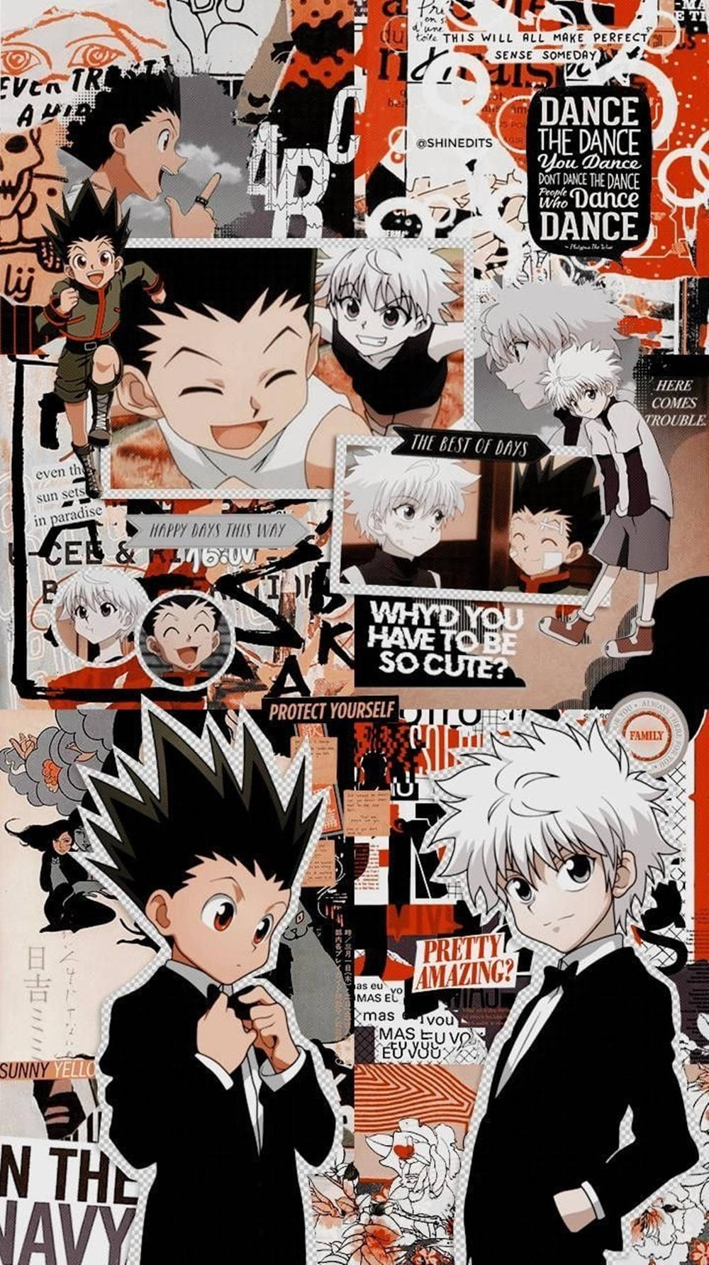 Download Hunter X Hunter Gon And Killua Aesthetic Wallpaper