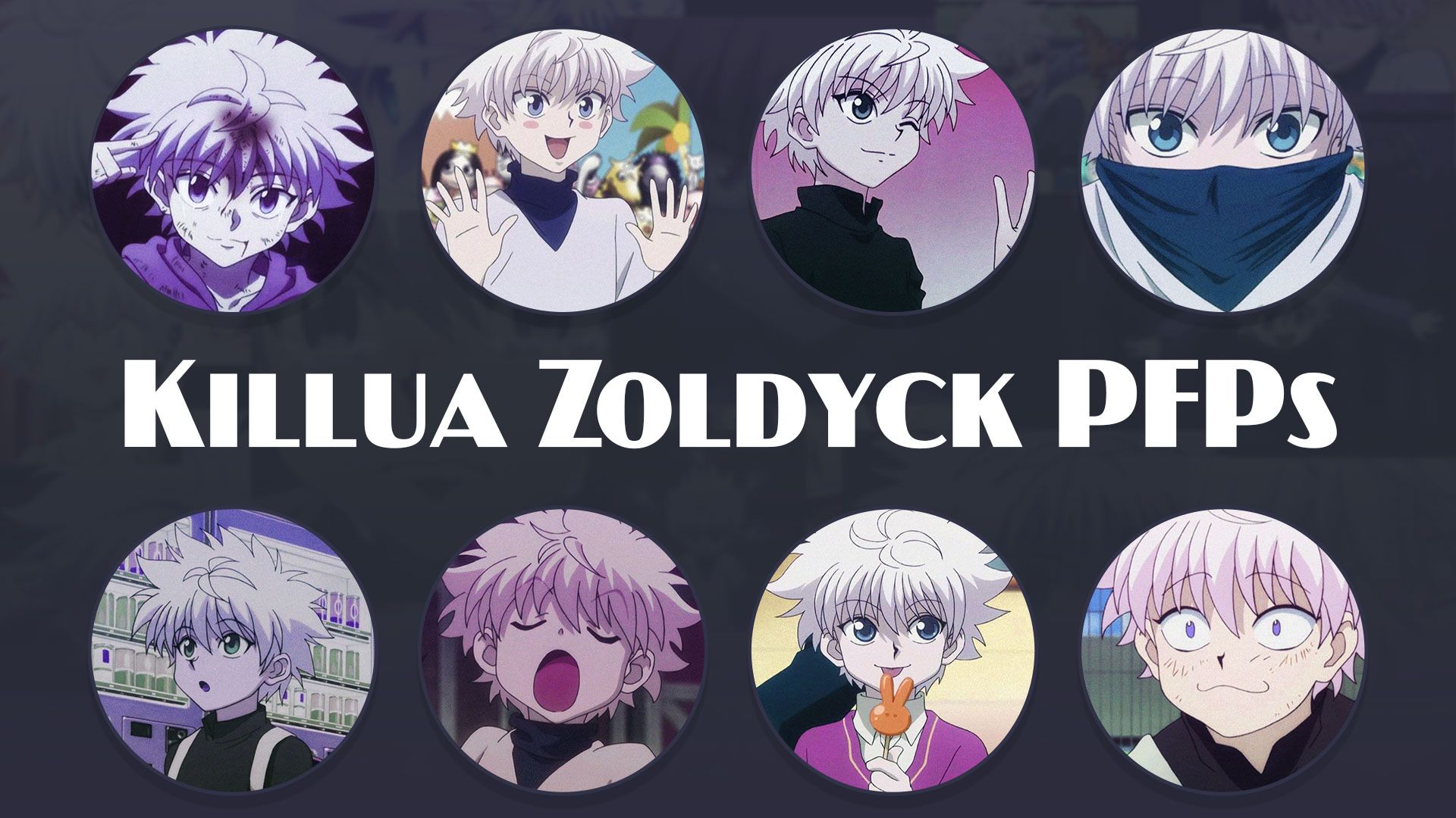 Killua PFP Aesthetic x Hunter Killua Zoldyck PFPs