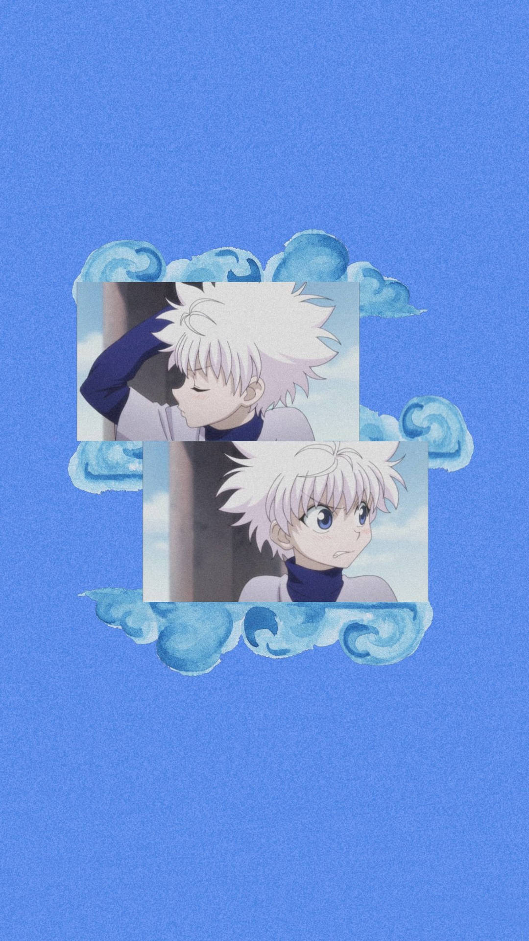 Download Blushing Killua Zoldyck Aesthetic Wallpaper