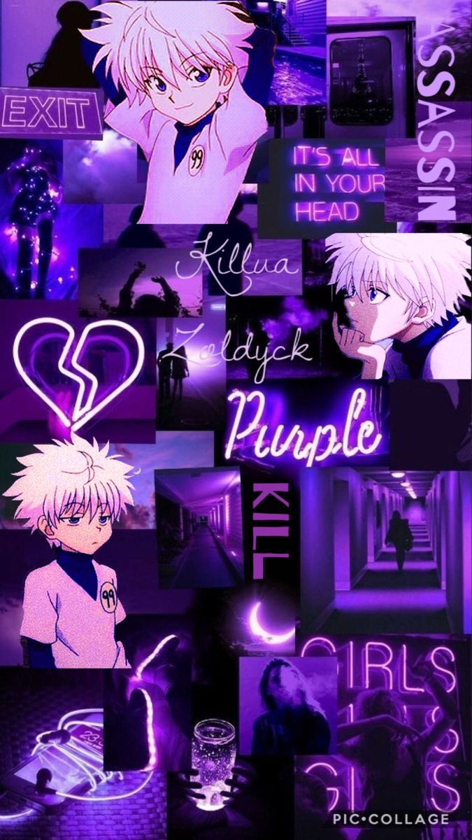 Neon Killua Zoldyck Wallpaper