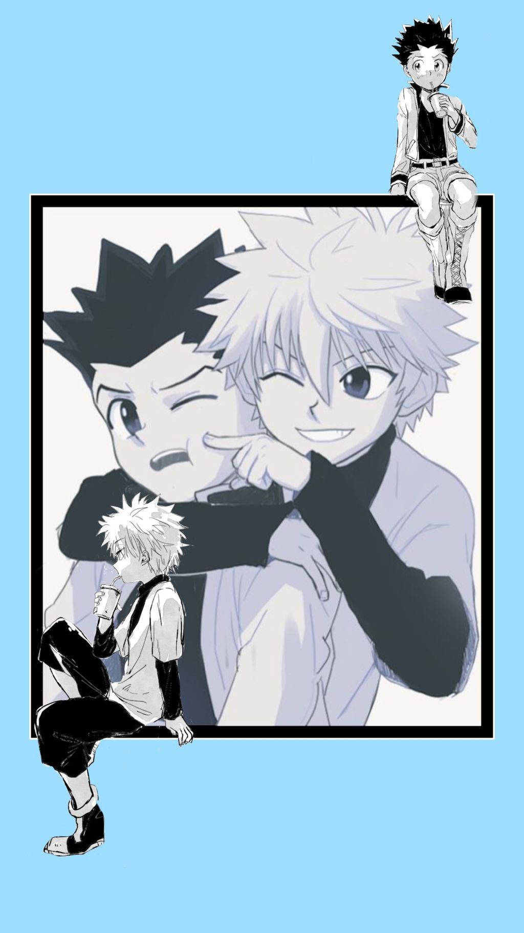 Download Hunter X Hunter Gon And Killua Aesthetic Wallpaper