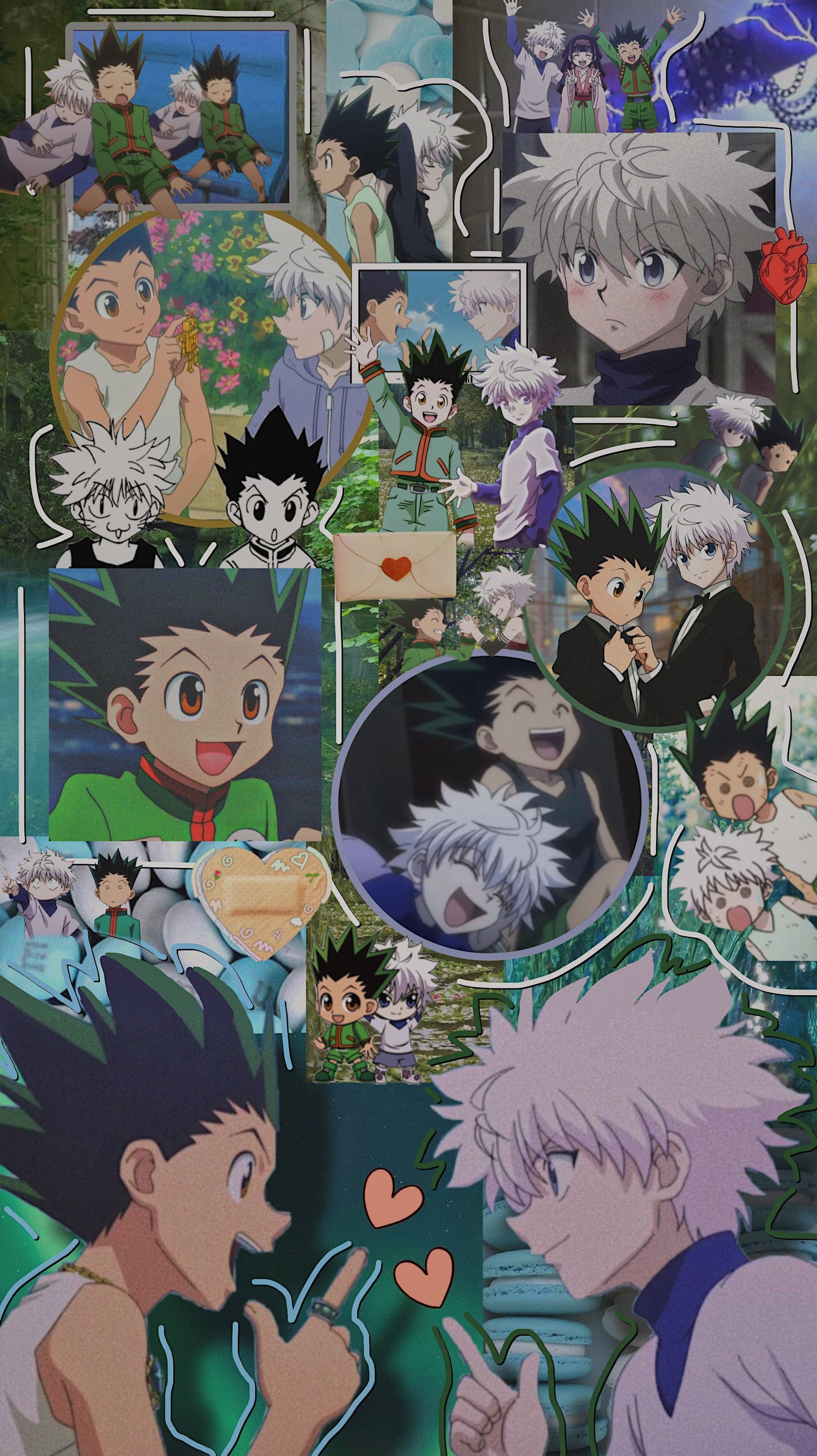 Gon and Killua aesthetic wallpaper. Anime wallpaper iphone, Anime artwork wallpaper, Cool anime wallpaper