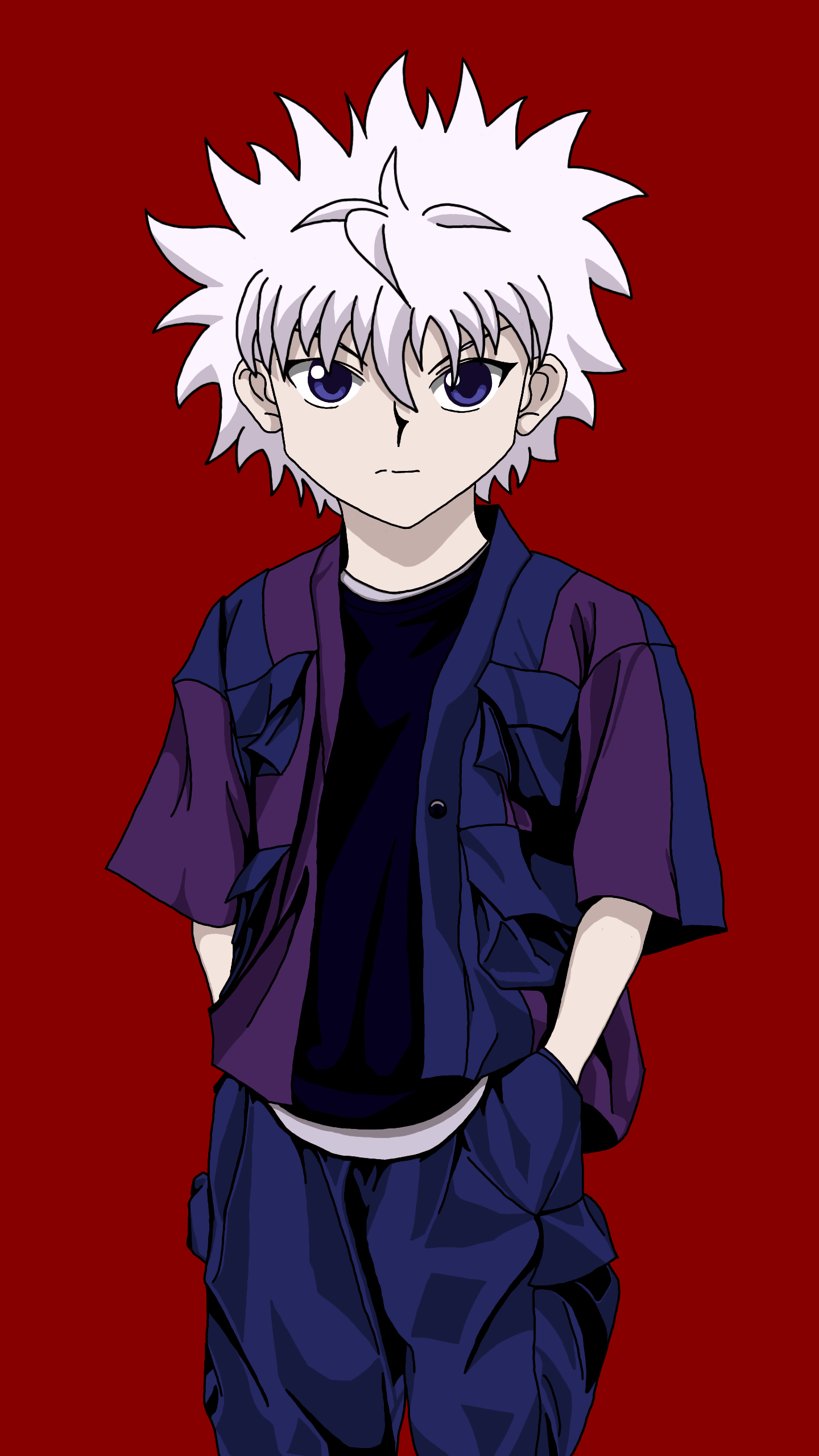 Killua with the freshest fits