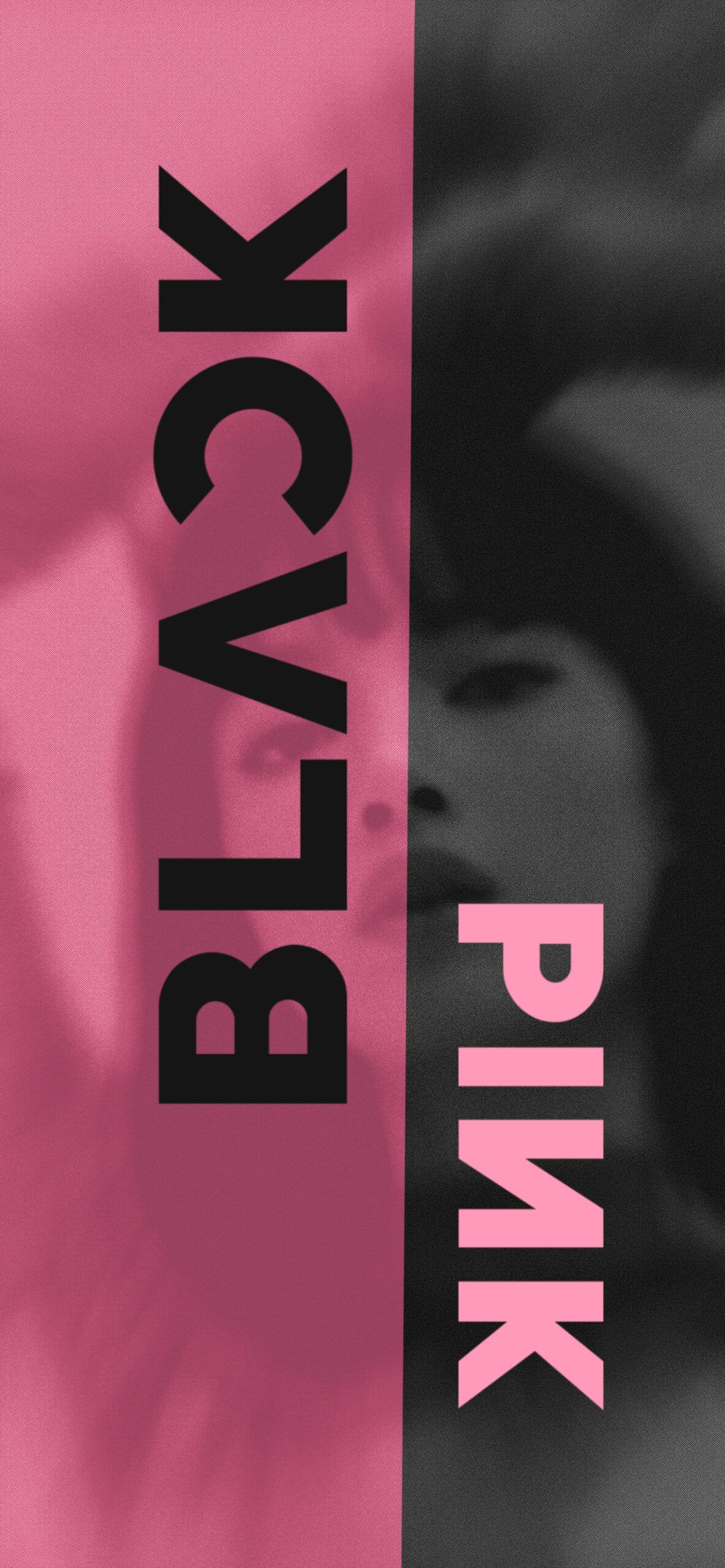 A poster with the words black pink - BLACKPINK