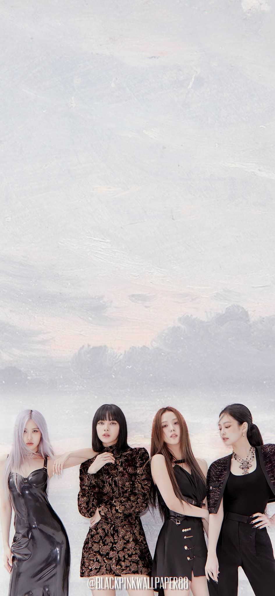 A group of four women standing together - BLACKPINK