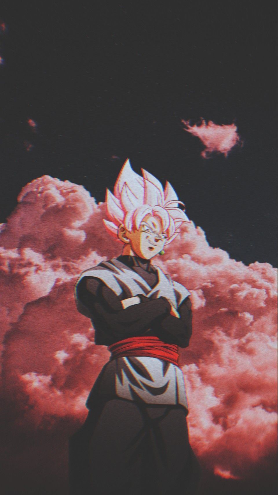 Aesthetic Black Goku Wallpaper