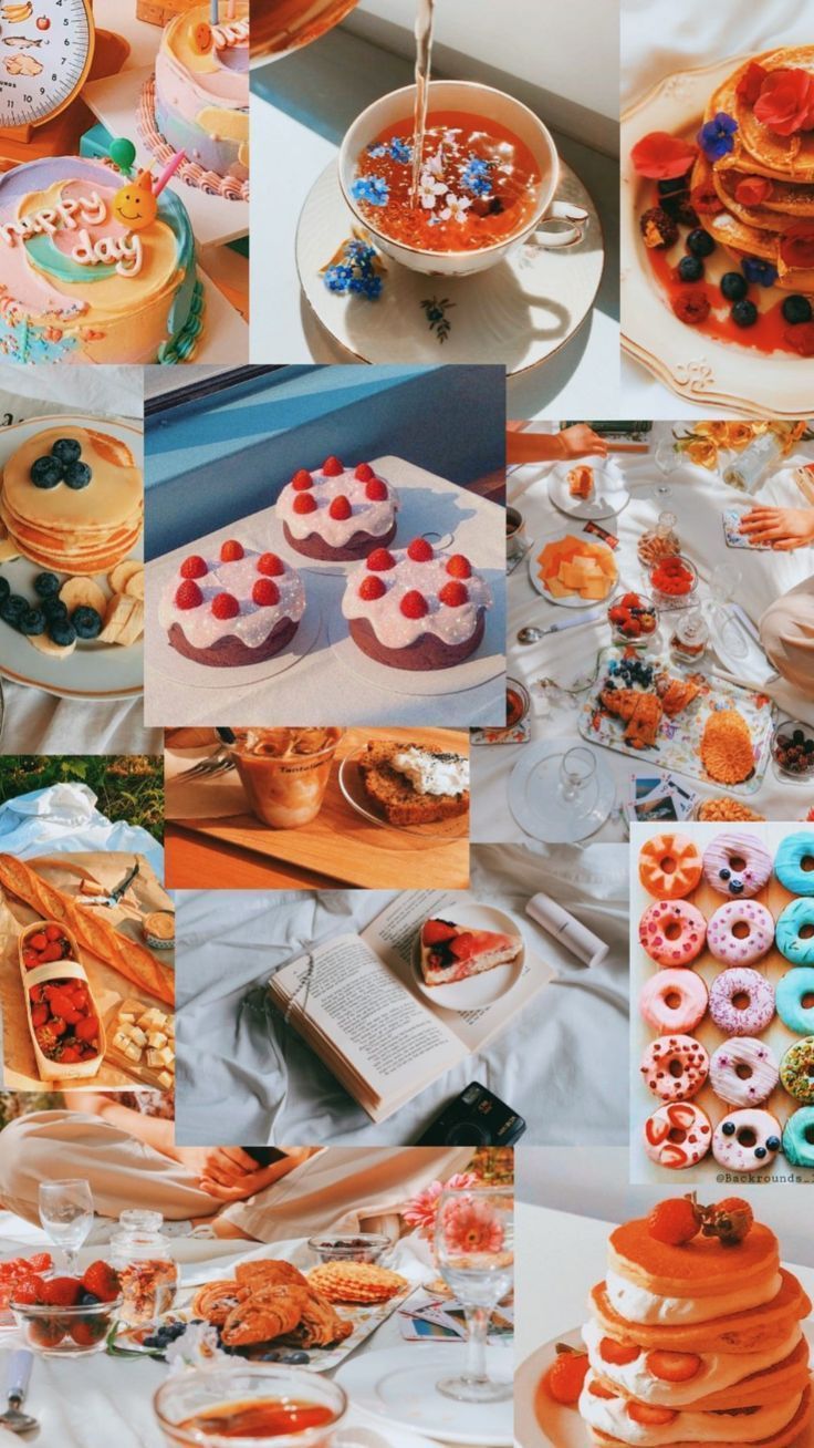 ✨ Dessert aesthetic✨. Aesthetic collage, Digital art girl, Desserts