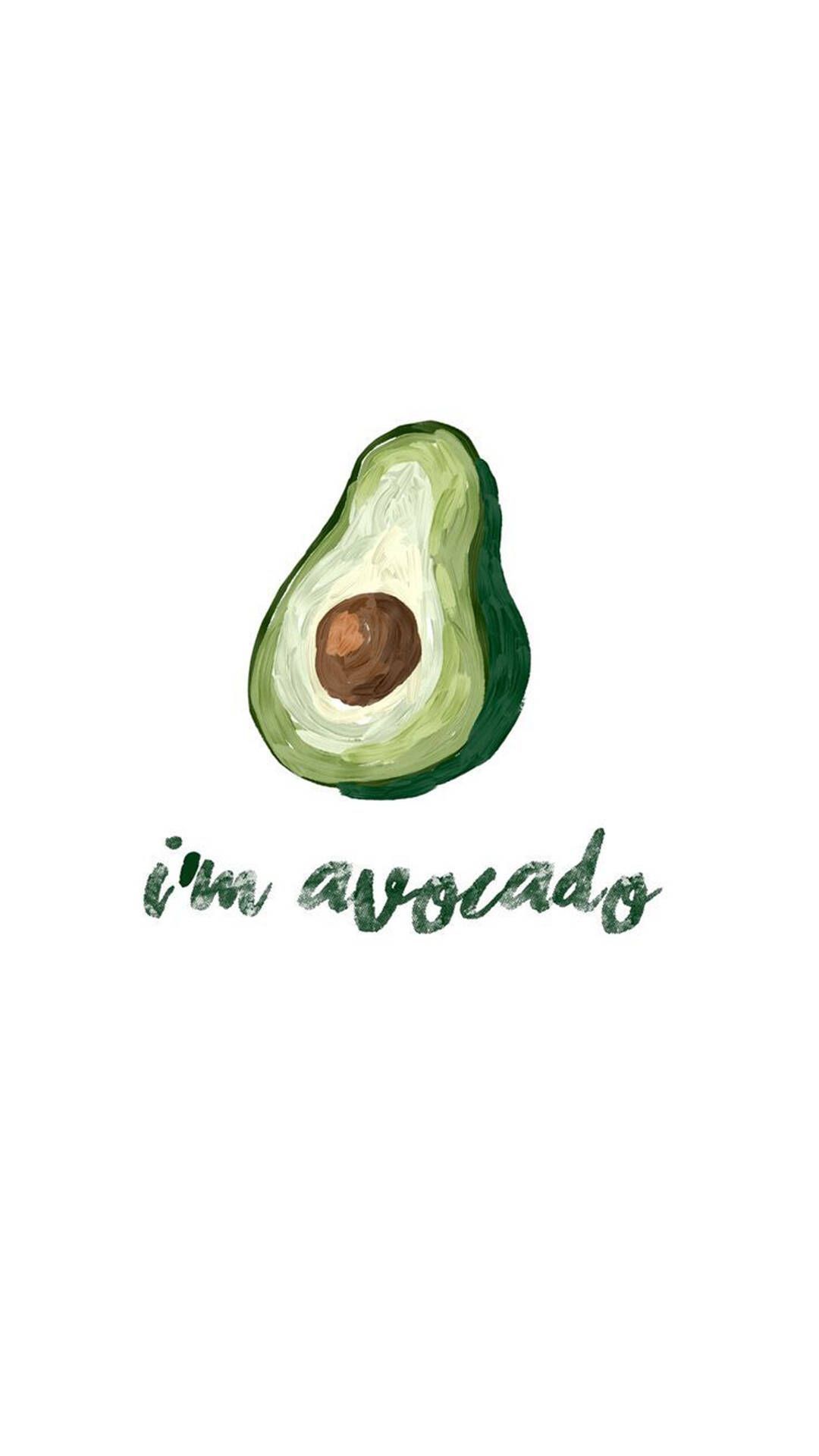 Download Cute Avocado Im Avocado Wallpaper