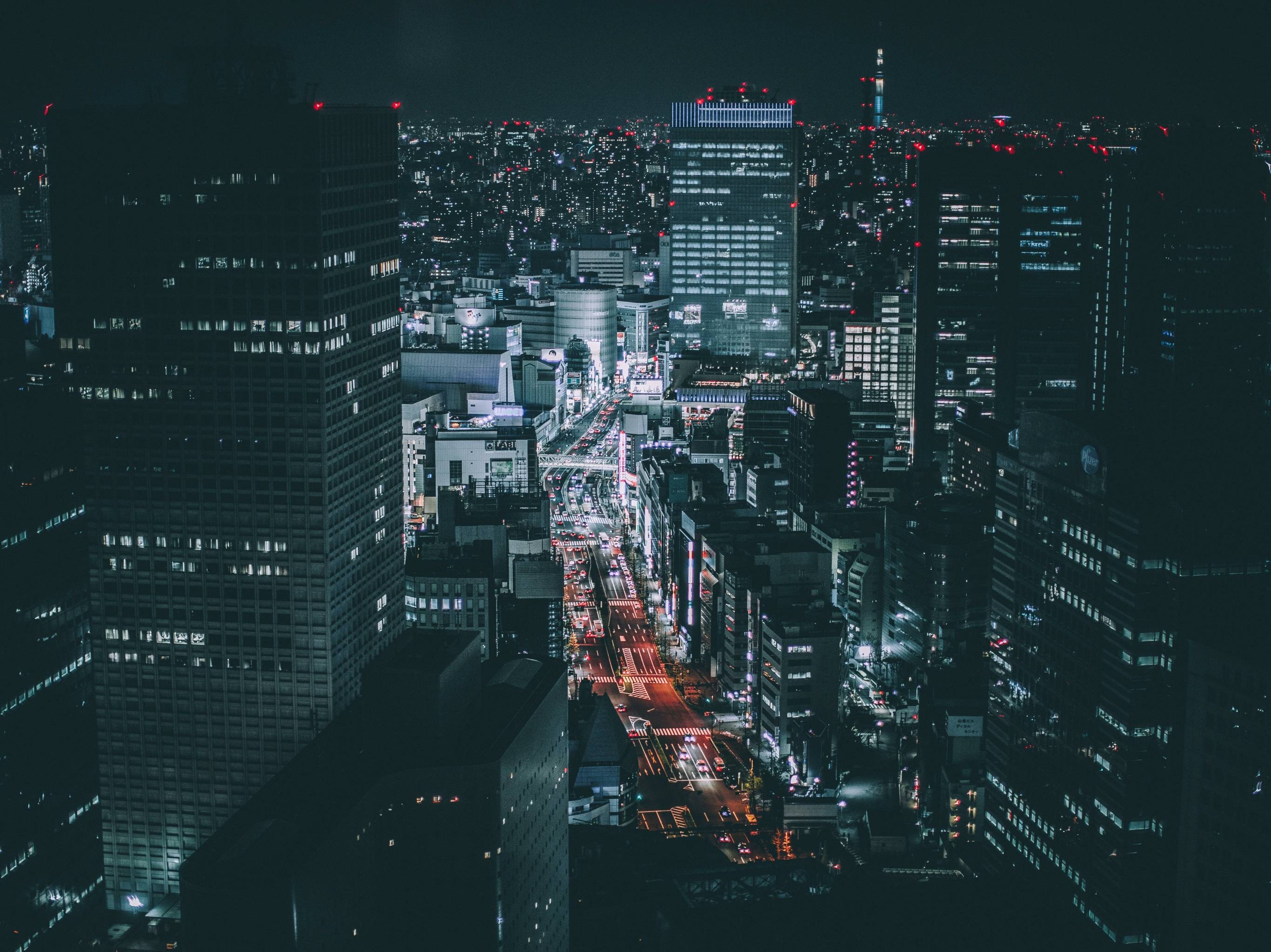 Tokyo Night 2732x2048 Resolution Wallpaper, HD City 4K Wallpaper, Image, Photo and Background