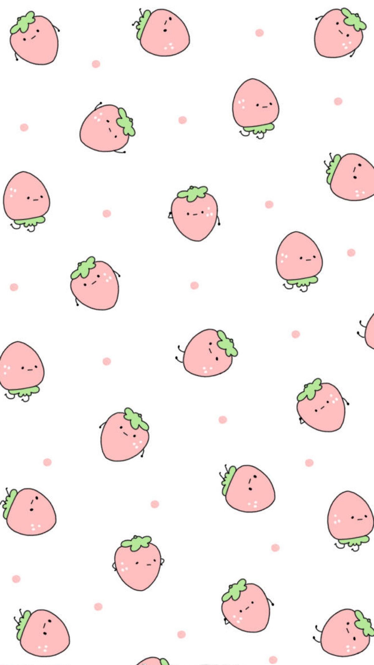 Cute Strawberry iPhone Wallpaper Free Cute Strawberry iPhone Background