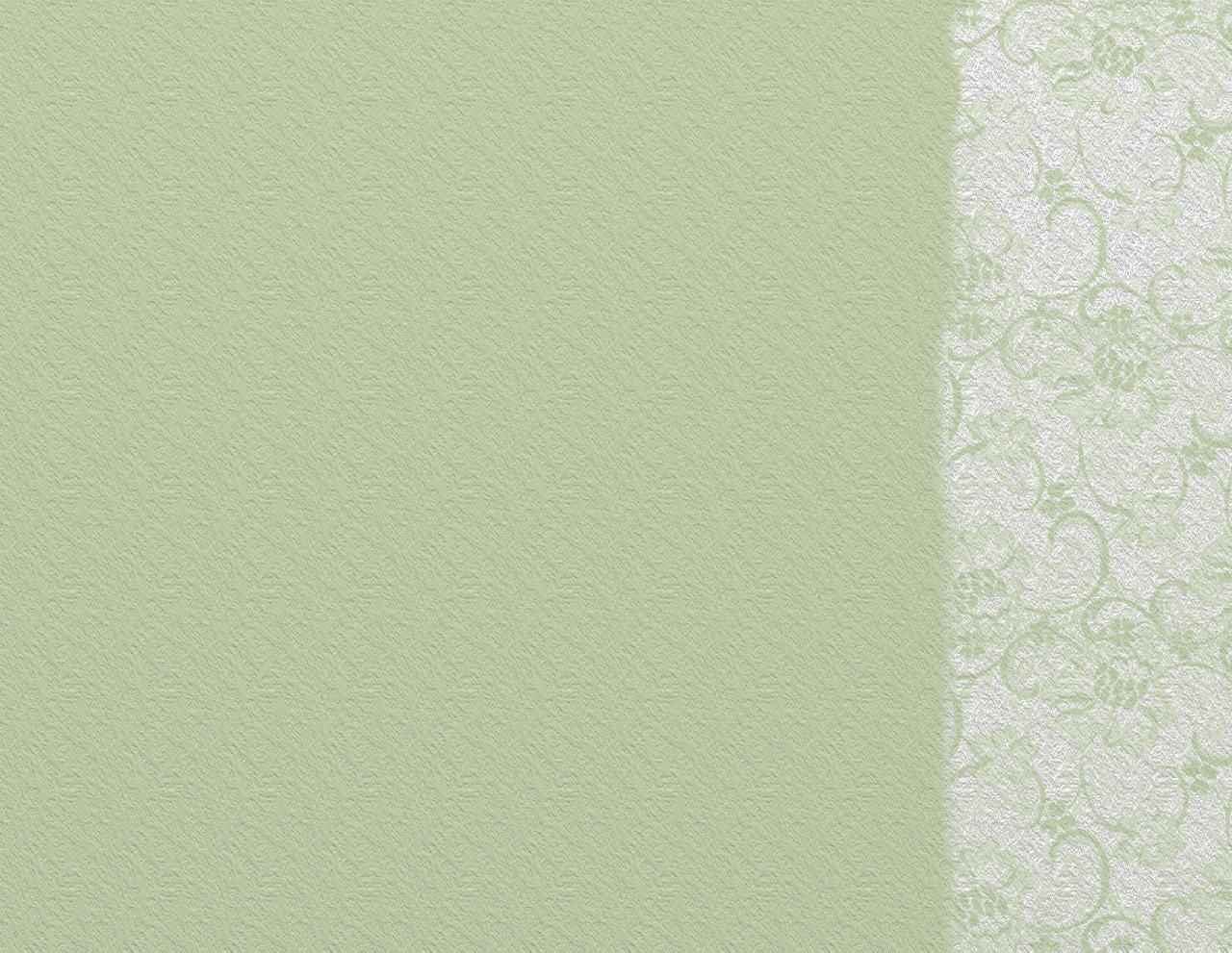A green background with a white patterned border - Sage green