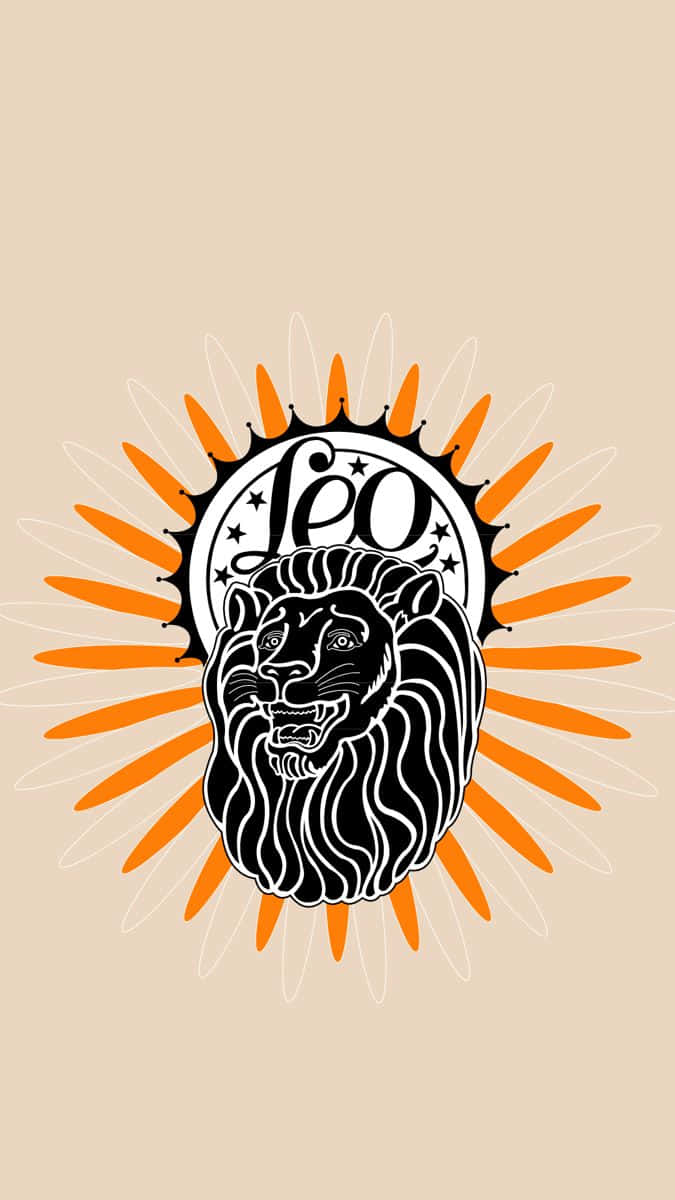 A logo for the zodiac sign leo - Leo