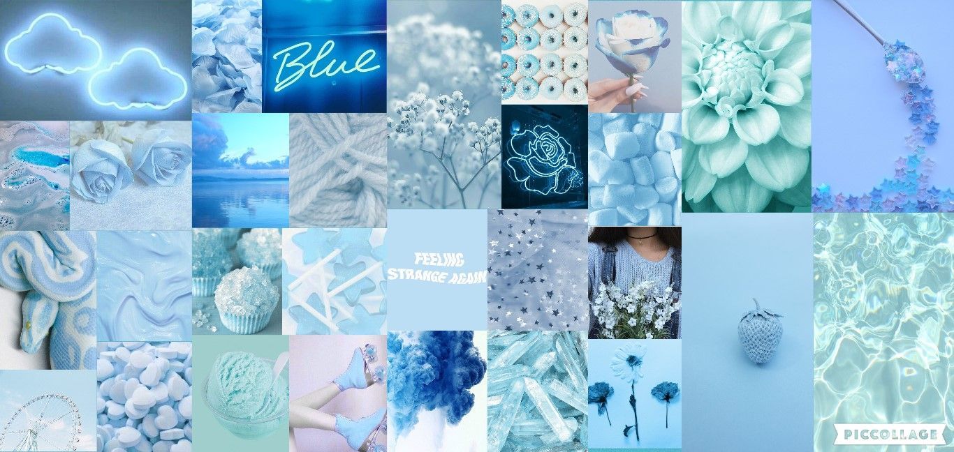 PASTEL BLUE AESTHETIC COMPUTER BACKGROUND. Blue aesthetic pastel, Aesthetic computer background, Blue aesthetic