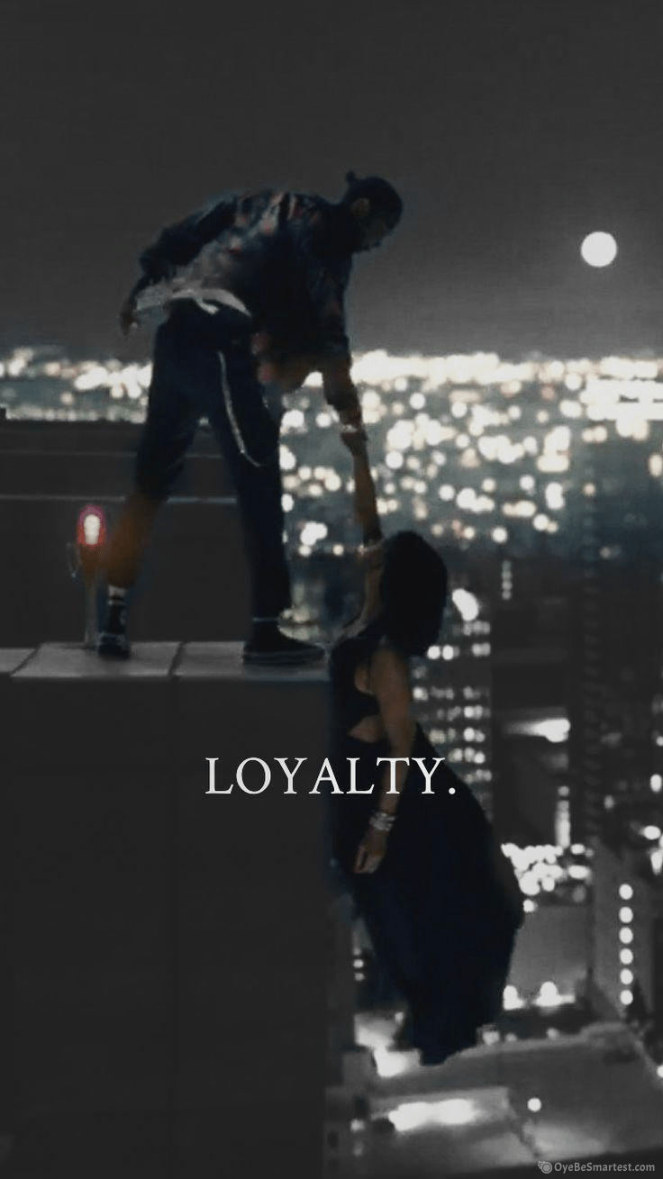Loyalty wallpaper for mobile phone. - Rihanna