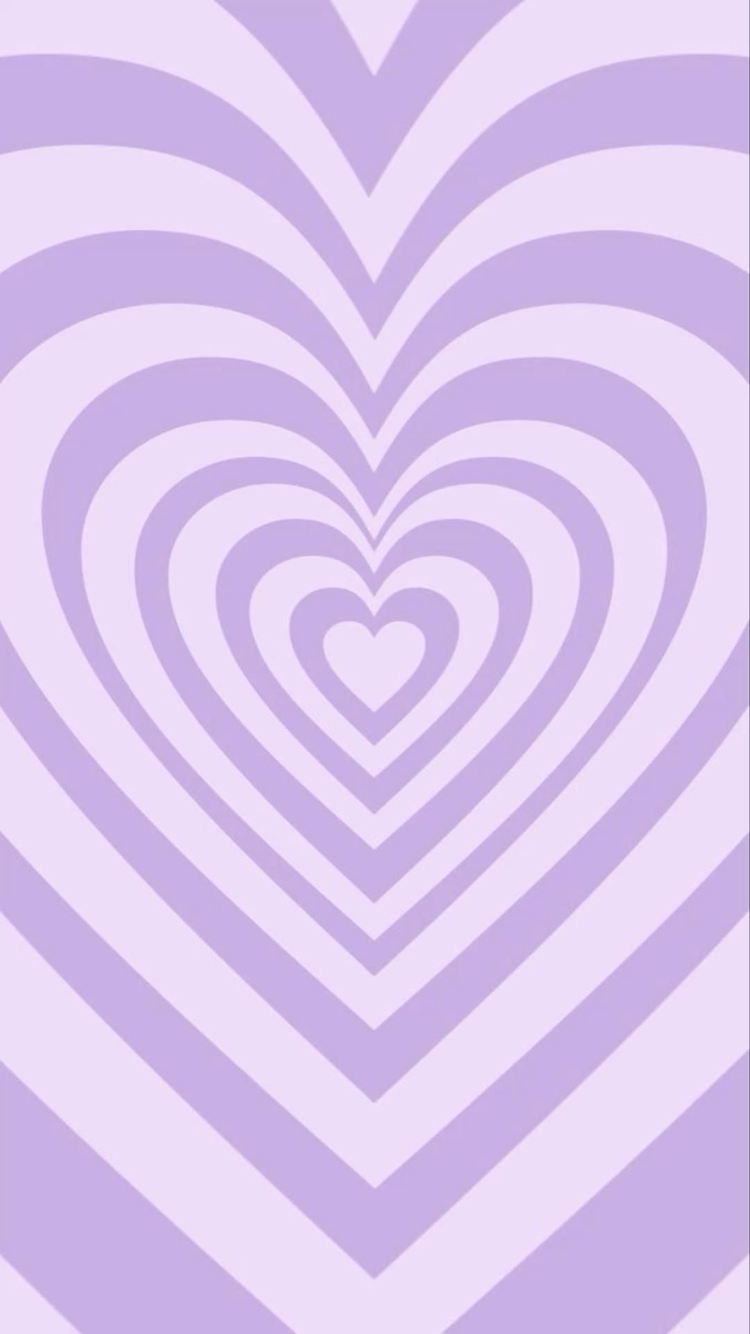 A purple heart shaped design on an abstract background - Light purple