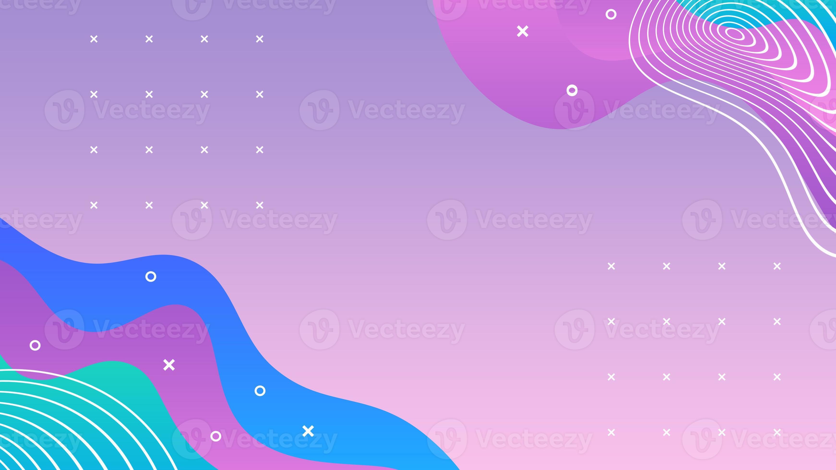 Abstract wave background with colorful shapes - Light purple