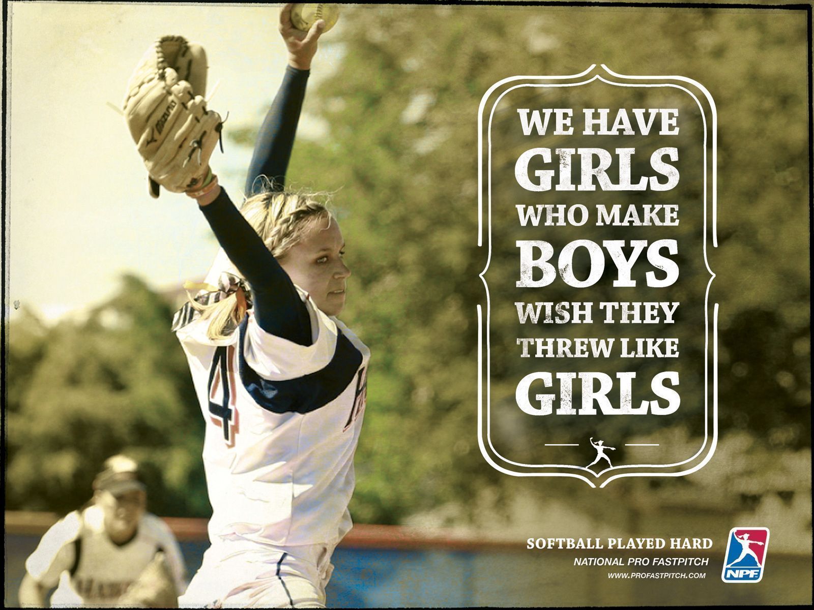 Girls Softball Wallpaper Free Girls Softball Background