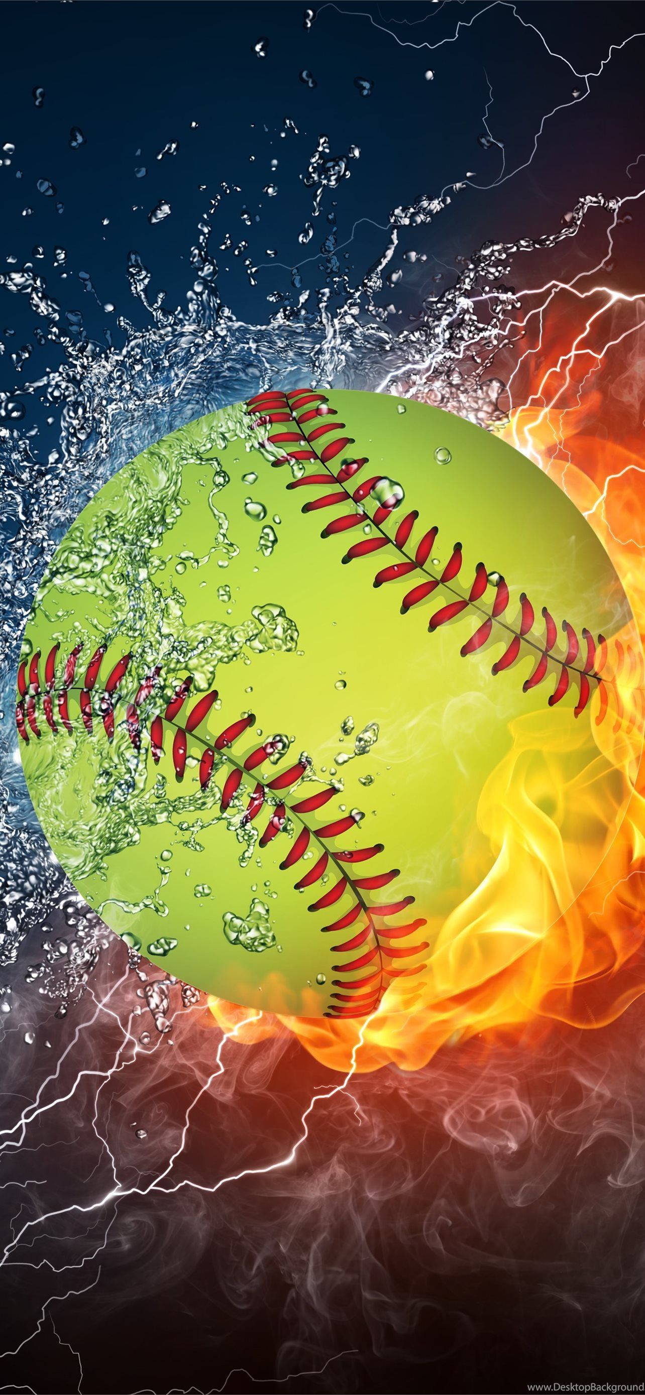 Best Softball iPhone HD Wallpaper
