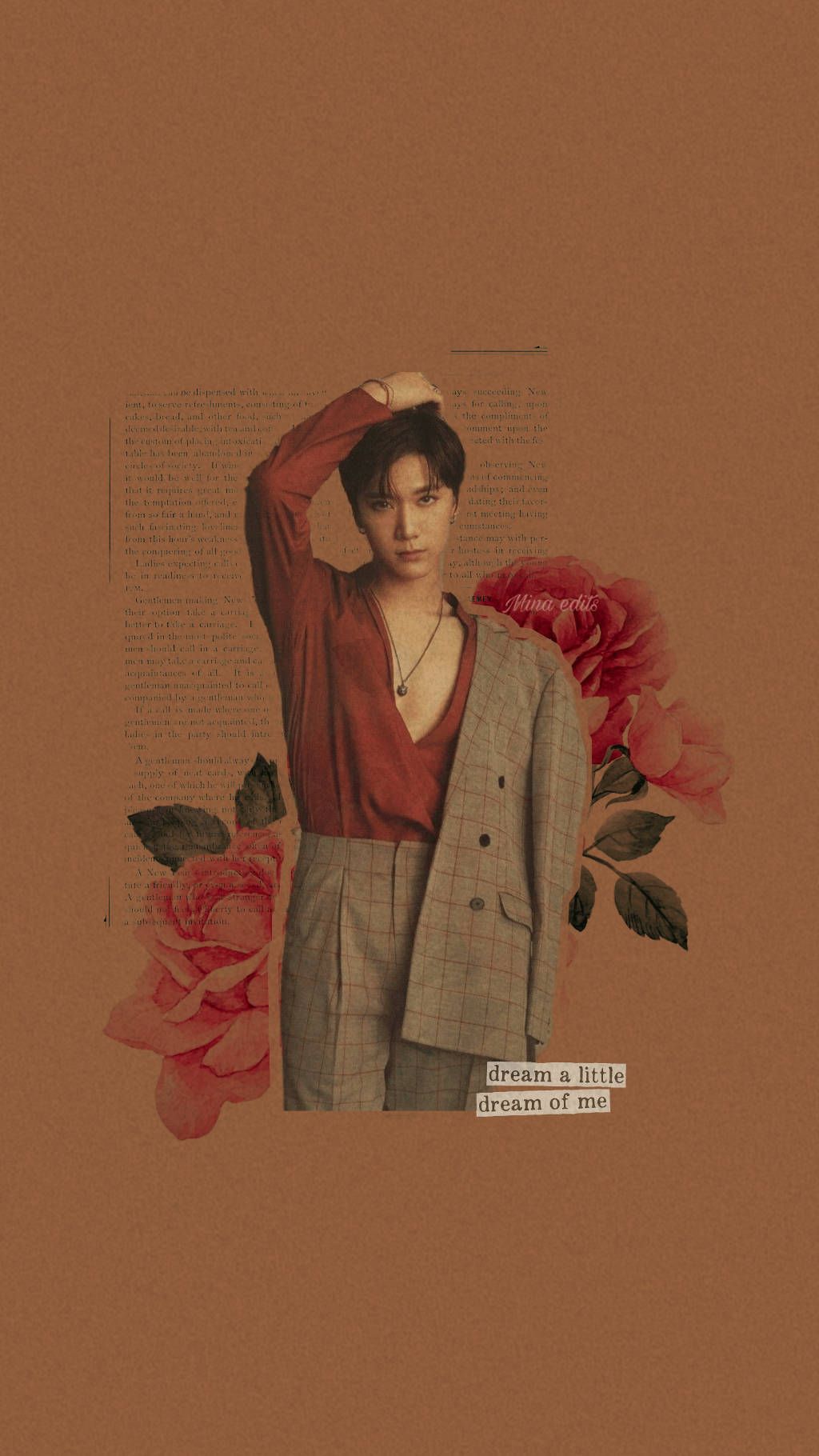 Download Nct Ten Beige Aesthetic Wallpaper