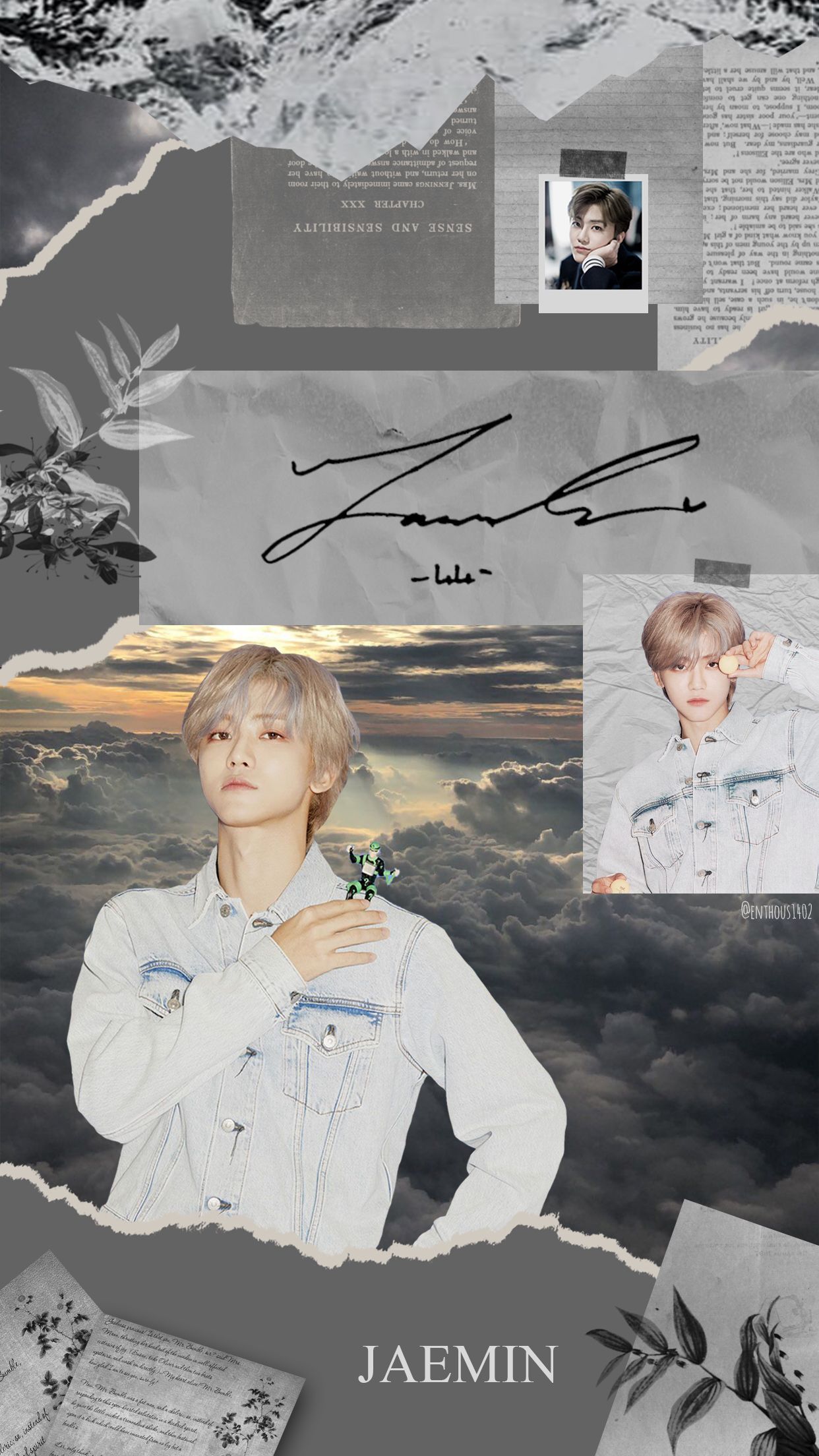 Aesthetic Jaemin wallpaper by me! Credit to the rightful owners - NCT