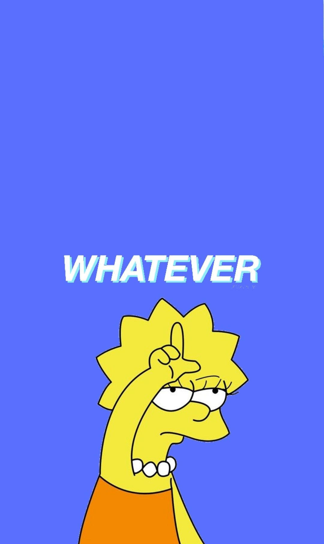 The simpsons what ever poster - Lisa Simpson